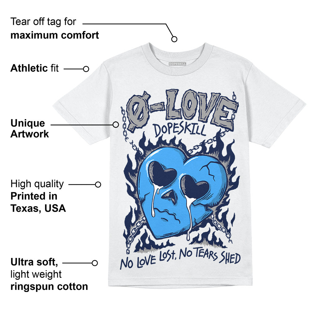 Midnight Navy 3s superstreetwear T-Shirt Crying Heart Graphic
