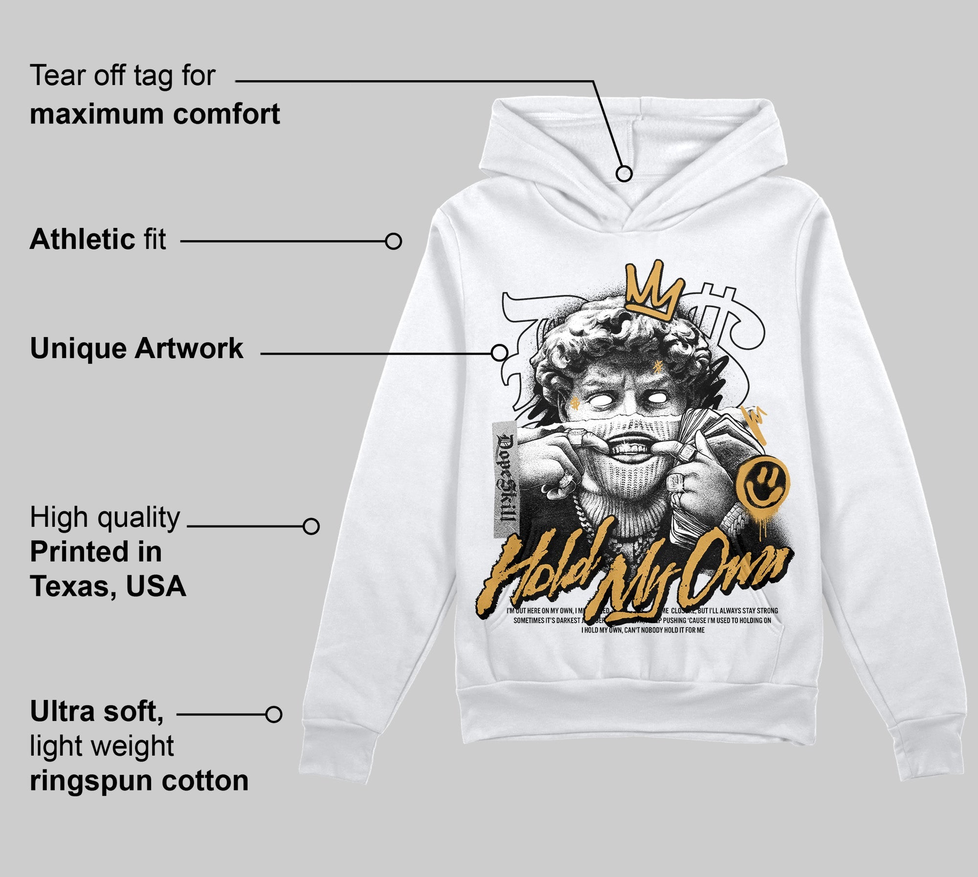 Gratitude 11s superstreetwear Hoodie Sweatshirt In My Way Graphic