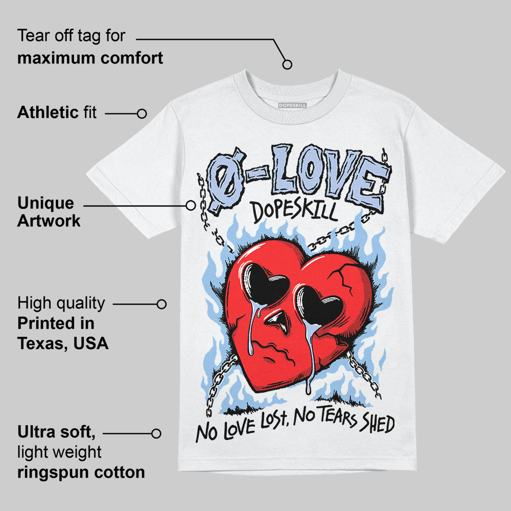 Women's Runner Sneaker Light Blue superstreetwear T-Shirt Crying Heart Graphic