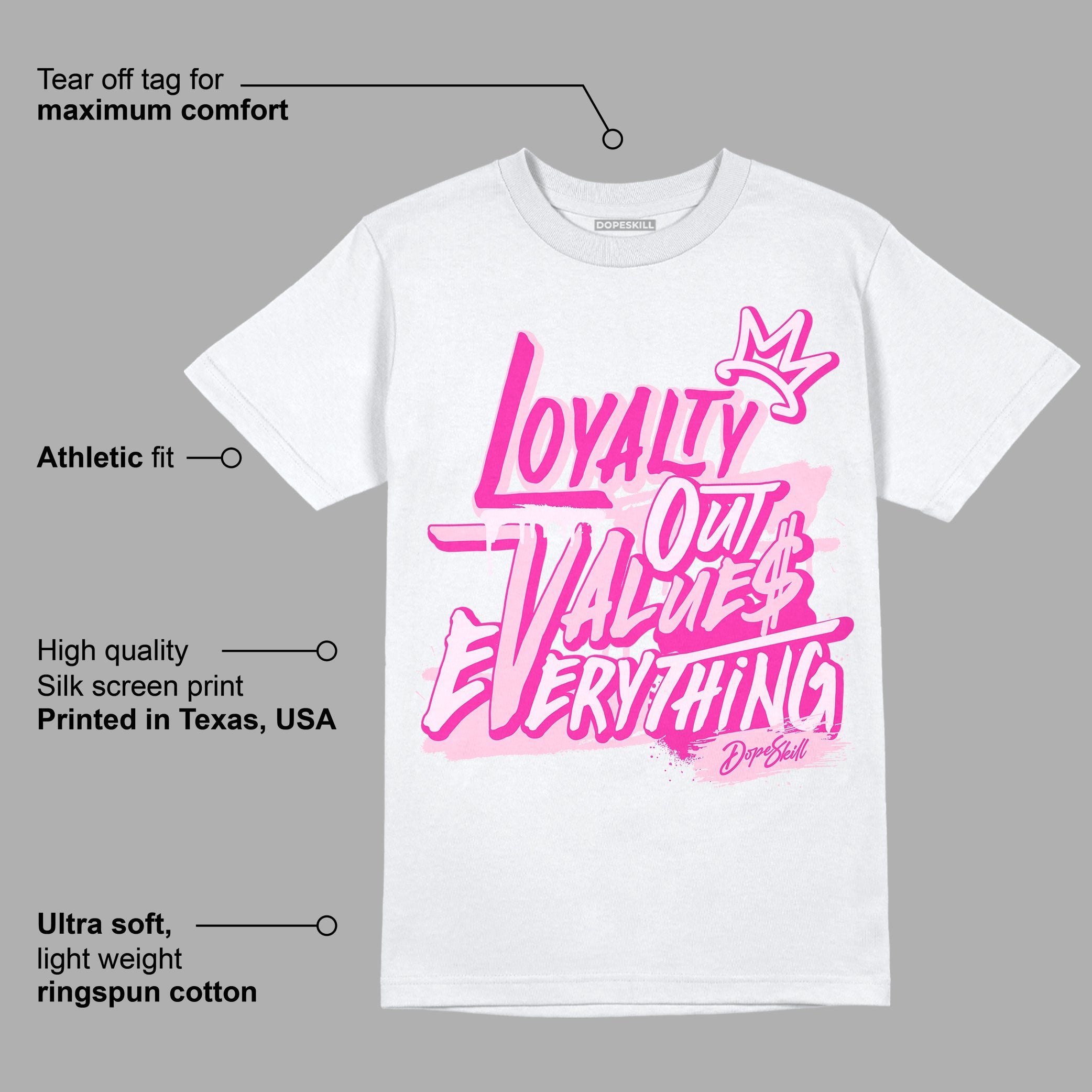 Triple Pink Dunk Low superstreetwear T-Shirt LOVE Graphic