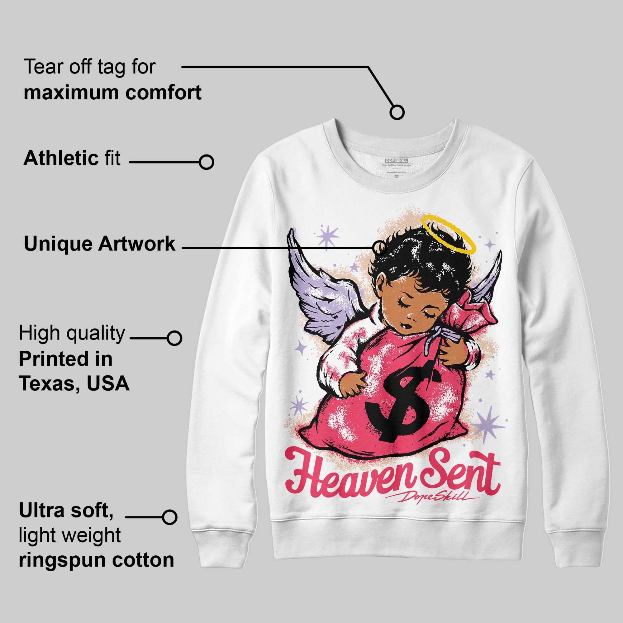 Peanut Butter Jelly 5s superstreetwear Sweatshirt Heaven Sent Graphic