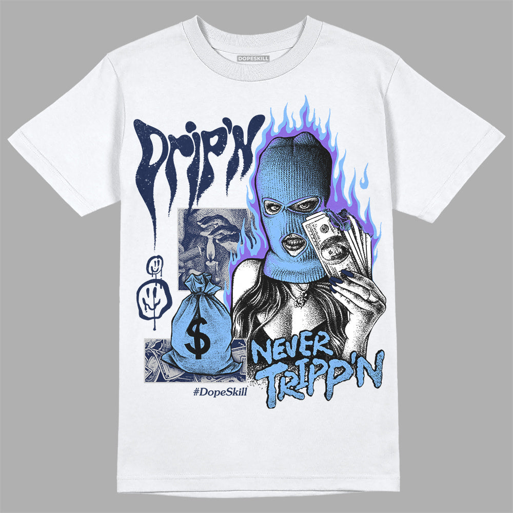 Midnight Navy 5s superstreetwear T-Shirt Drip'n Never Tripp'n Graphic