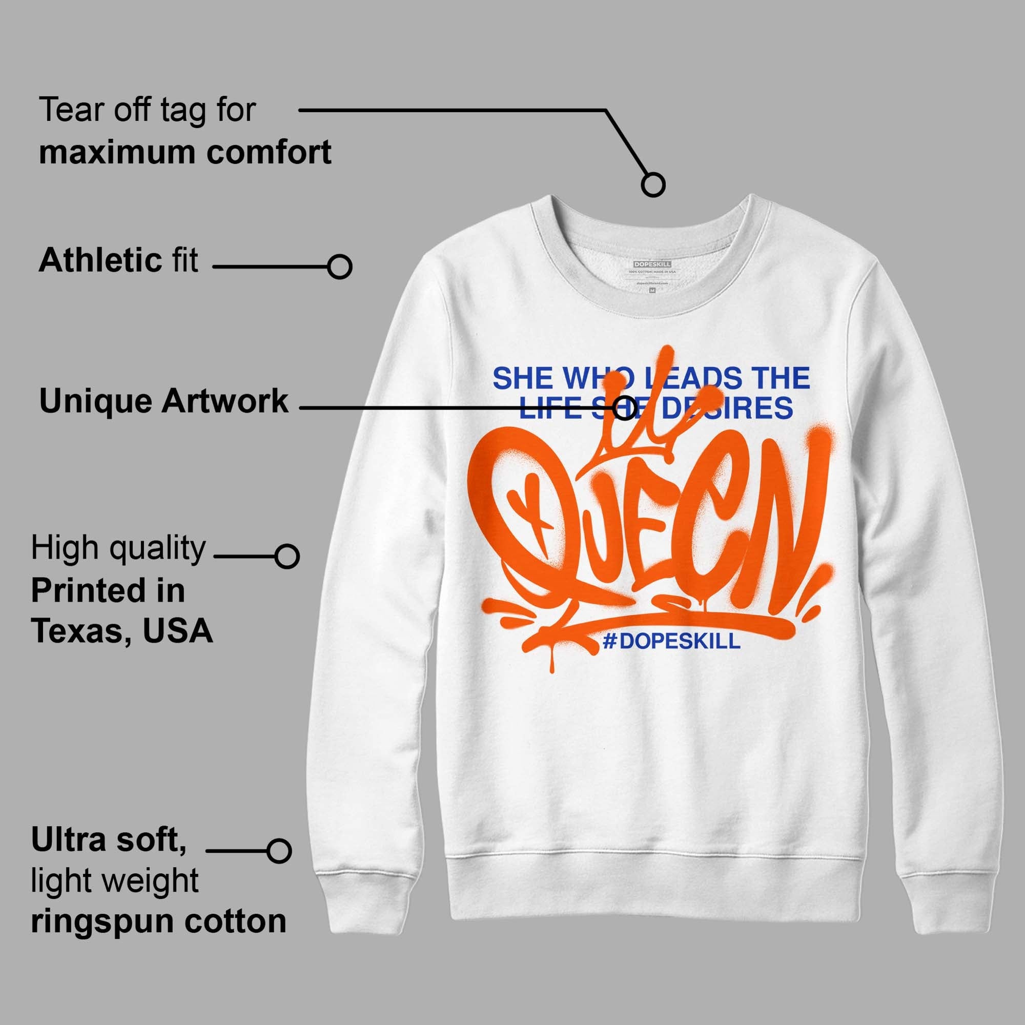 Dunk Low Futura Orange Blaze superstreetwear Sweatshirt Queen Graphic