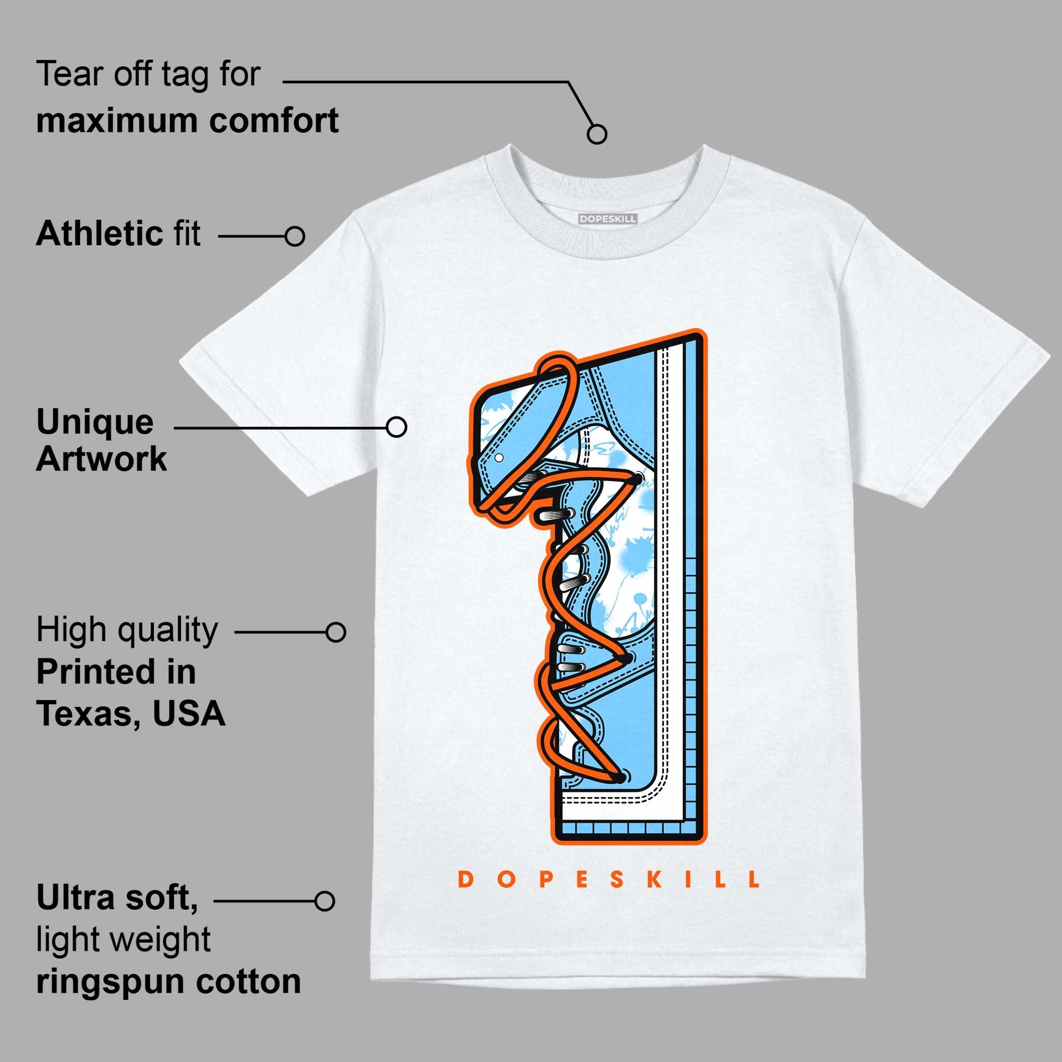 Dunk Low Futura University Blue superstreetwear T-Shirt No.1 Graphic