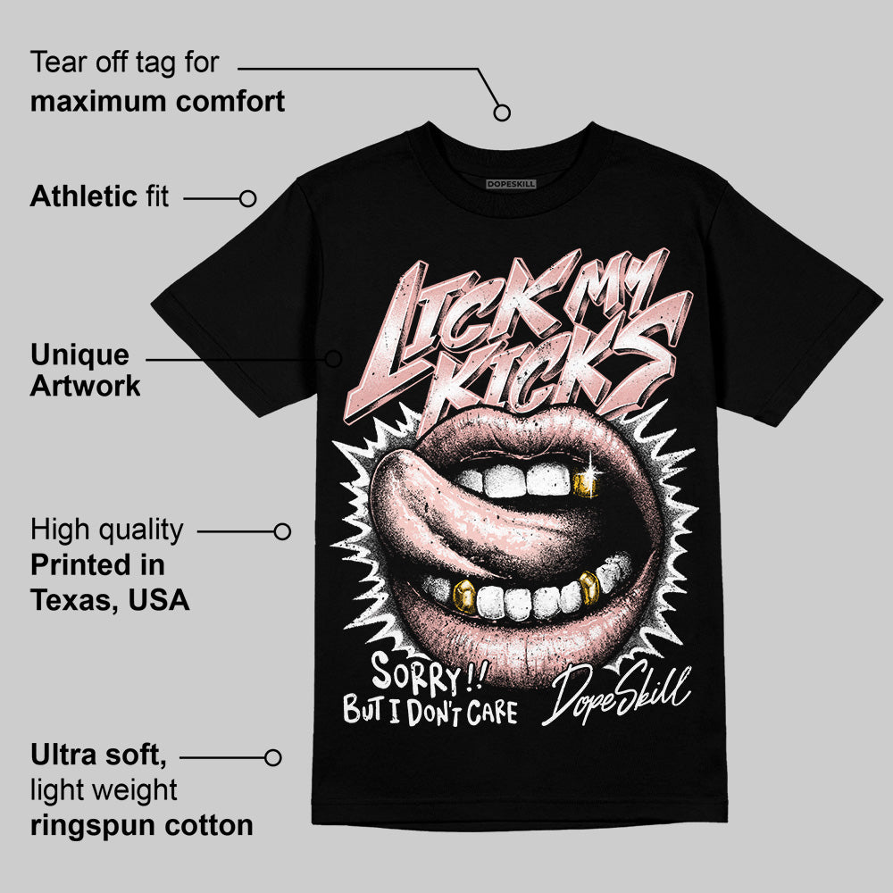 Leather Curb Glitter Pale Pink superstreetwear T-Shirt Lick My Kicks Graphic