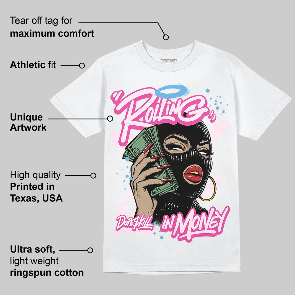 Triple Pink Dunk superstreetwear T-Shirt Rolling in Money Graphic