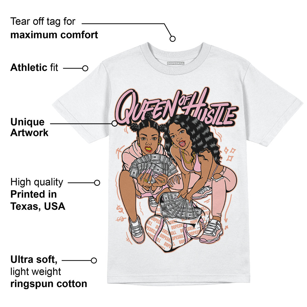 Legend Pink 11s superstreetwear T-Shirt Queen Of Hustle Graphic