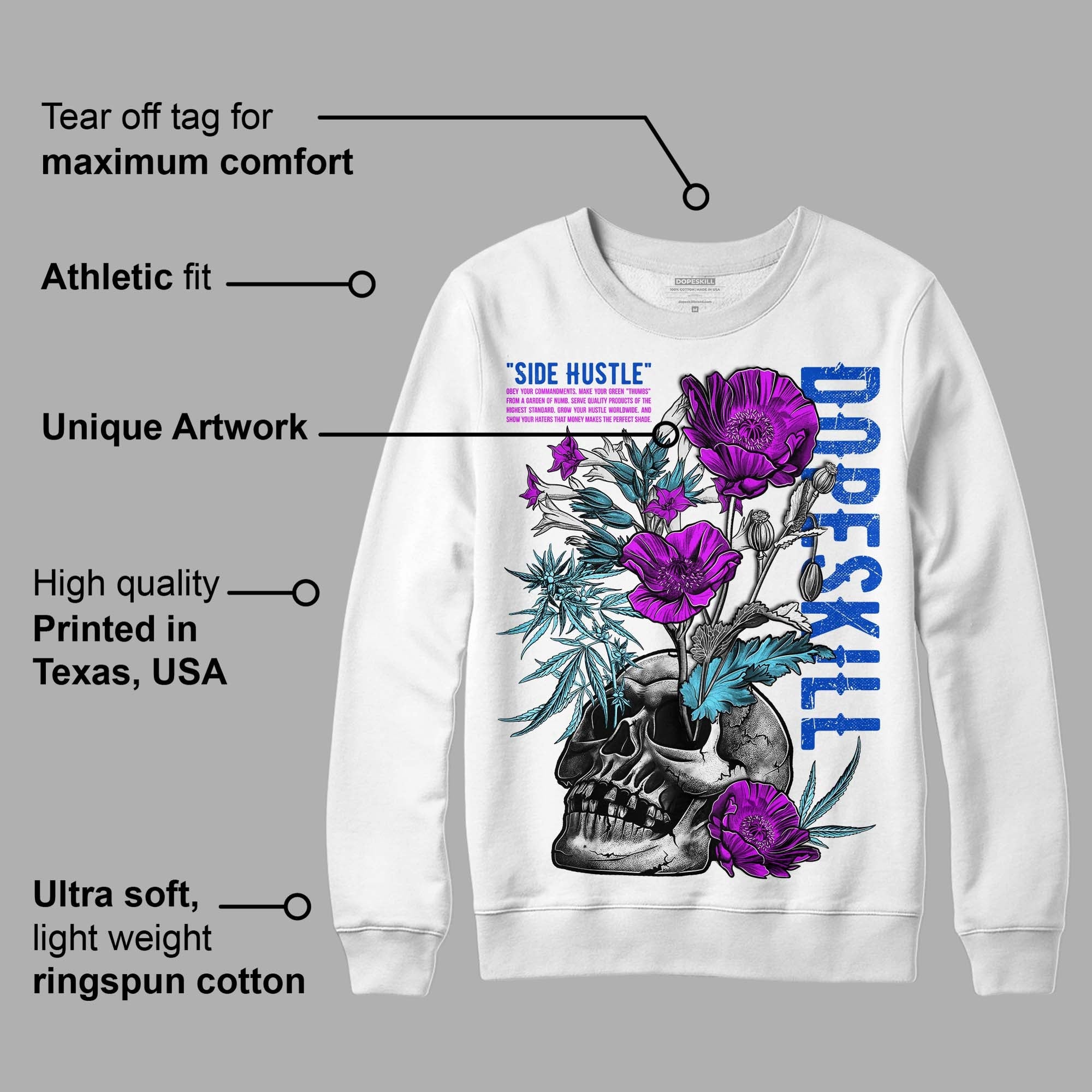 SB Dunk Argon superstreetwear Sweatshirt Side Hustle Graphic