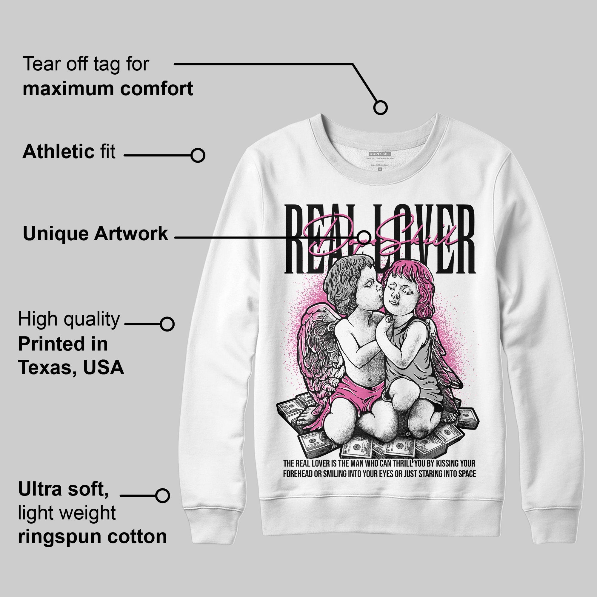 Kayano 14 Cream Sweet Pink superstreetwear Sweatshirt Real Lover Graphic
