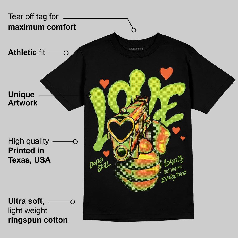 Neon Green Collection superstreetwear T-Shirt Love Shot Graphic