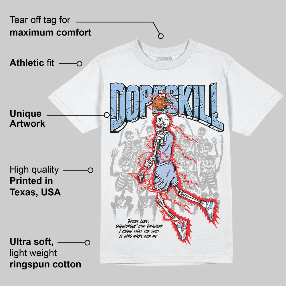 Women's Runner Sneaker Light Blue superstreetwear T-Shirt Thunder Dunk Graphic
