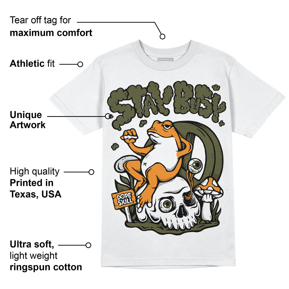 Olive 5s superstreetwear T-Shirt Stay Busy Graphic