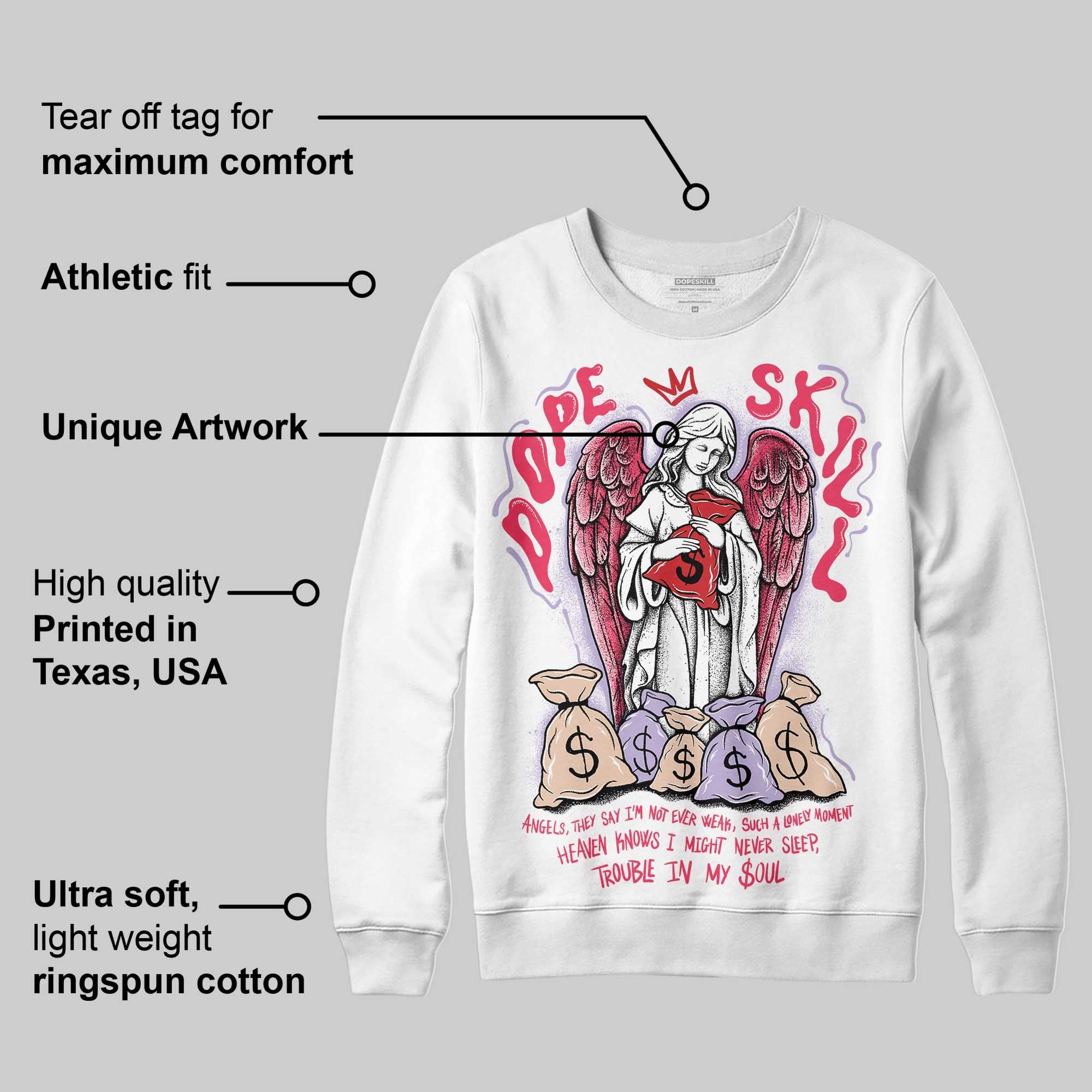 Peanut Butter Jelly 5s superstreetwear Sweatshirt Angels Graphic