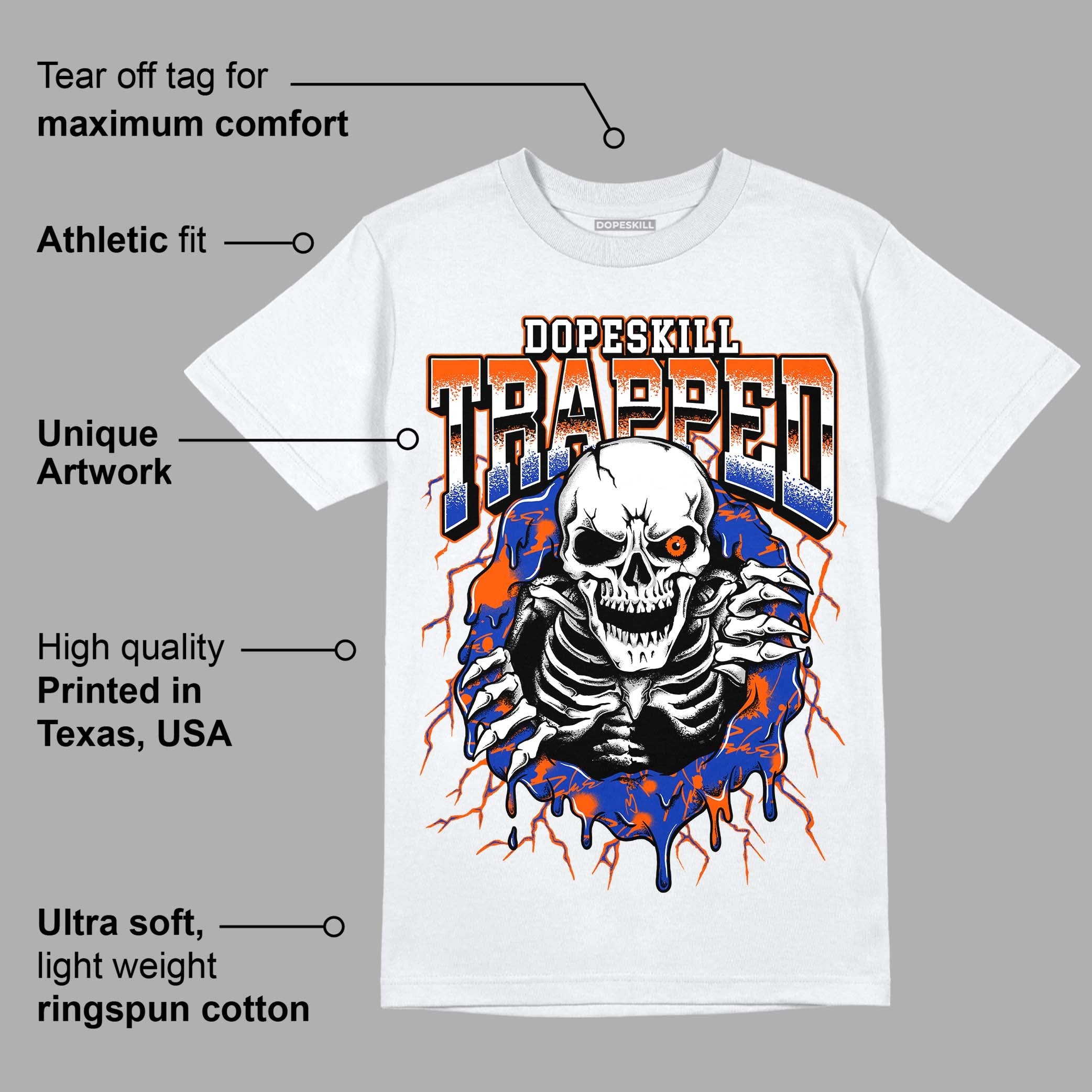 Dunk Low Futura Orange Blaze superstreetwear T-Shirt Trapped Halloween Graphic