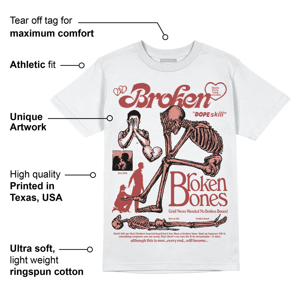 Dune Red 13s superstreetwear T-Shirt Broken Bones Graphic