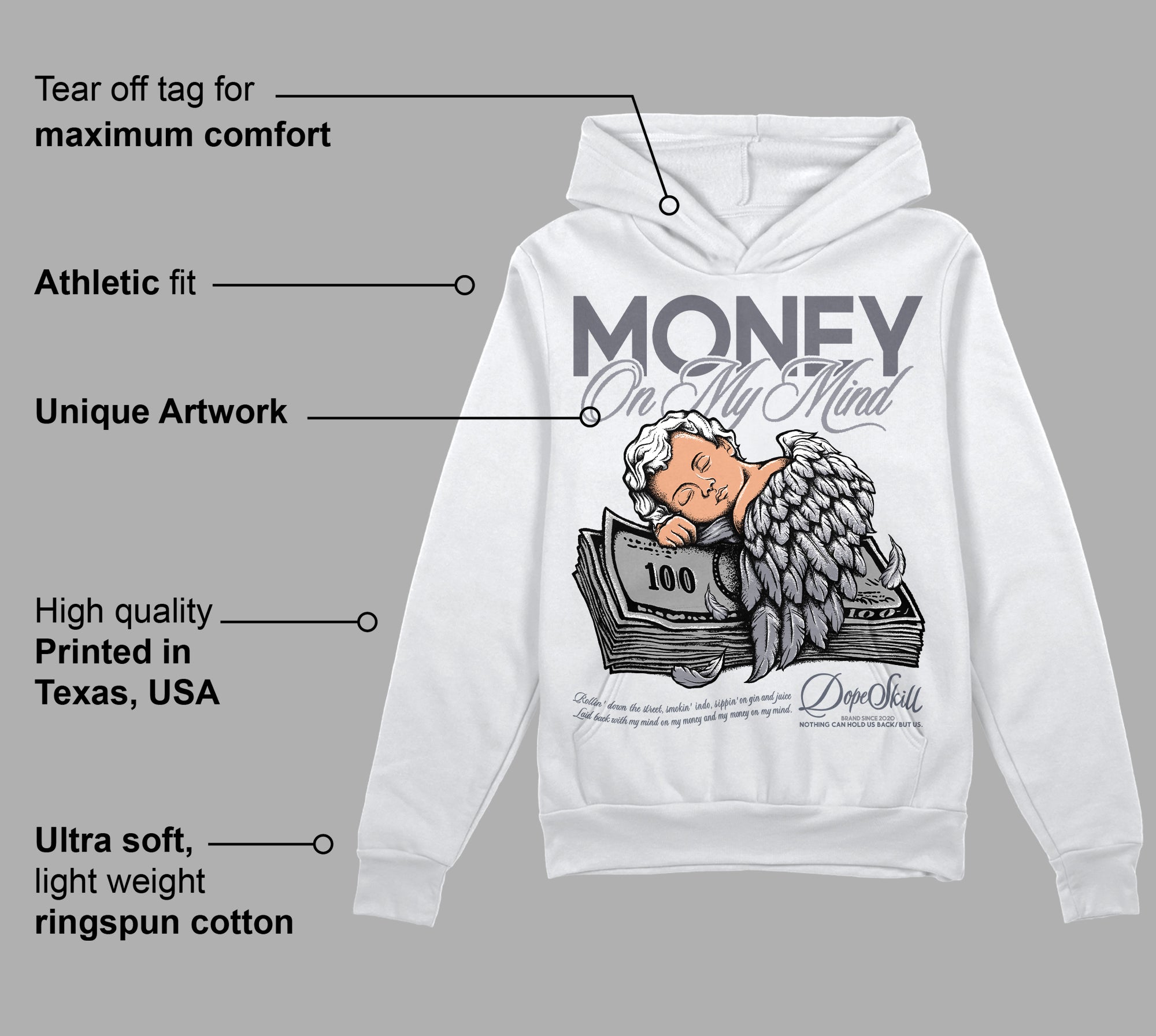 Stealth 14s superstreetwear Hoodie Sweatshirt MOMM Graphic