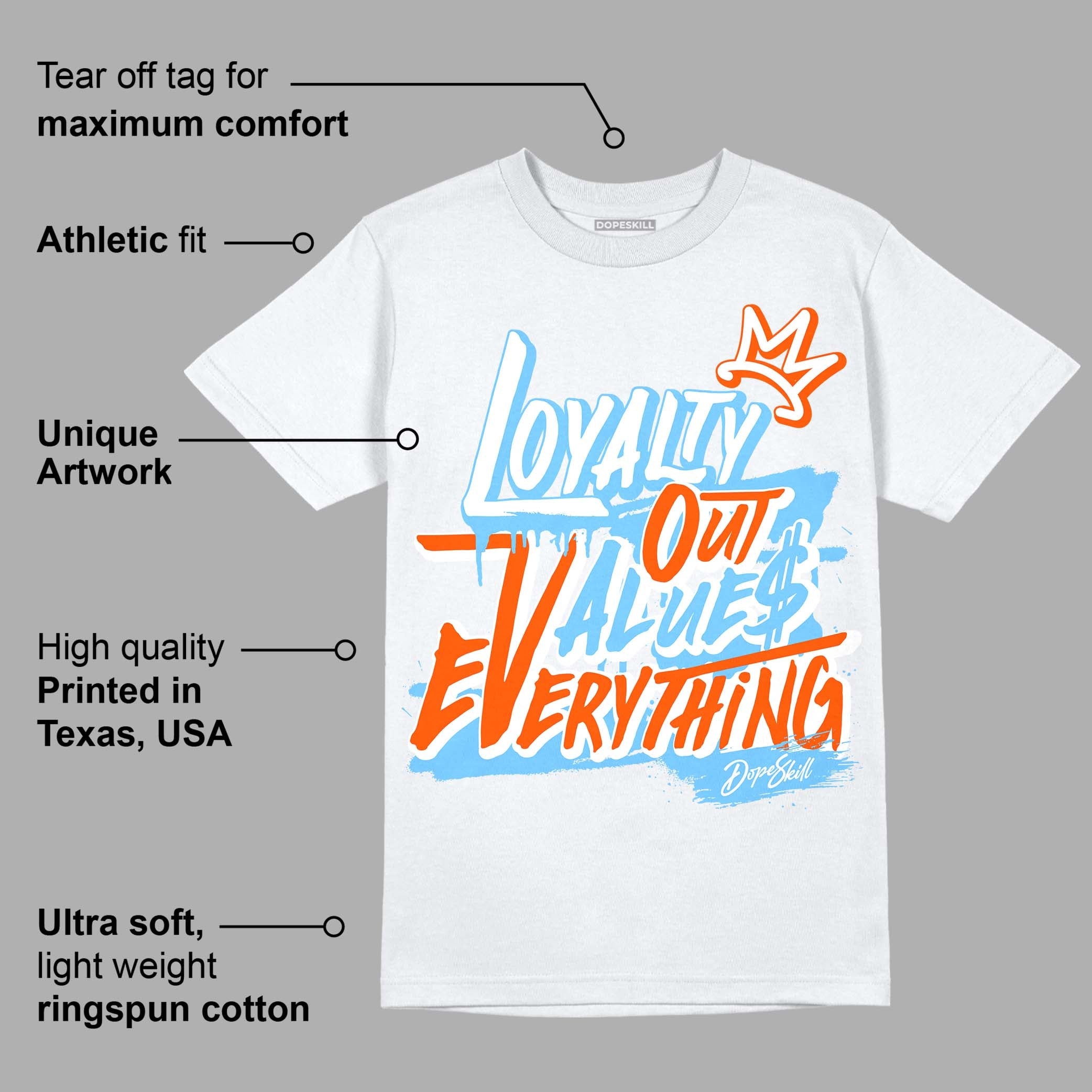 Dunk Low Futura University Blue superstreetwear T-Shirt LOVE Graphic