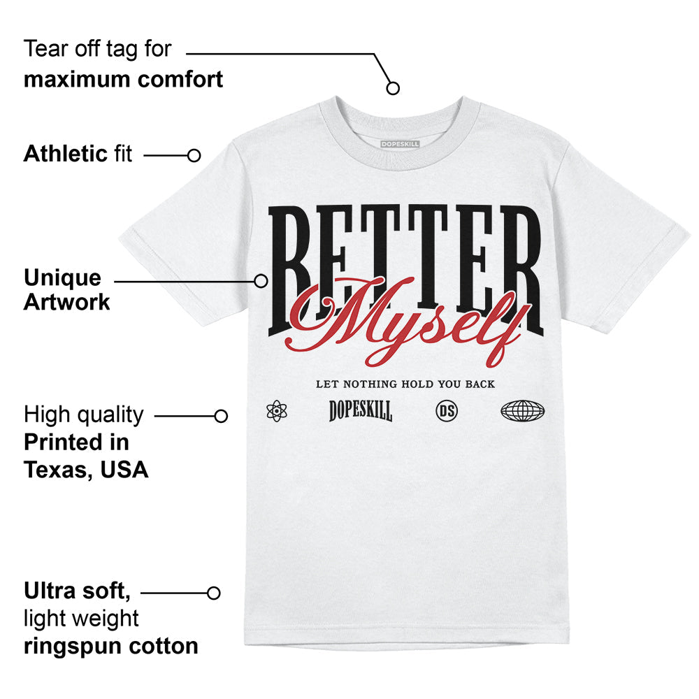 Red Taxi 12s superstreetwear T-Shirt Better Myself Graphic
