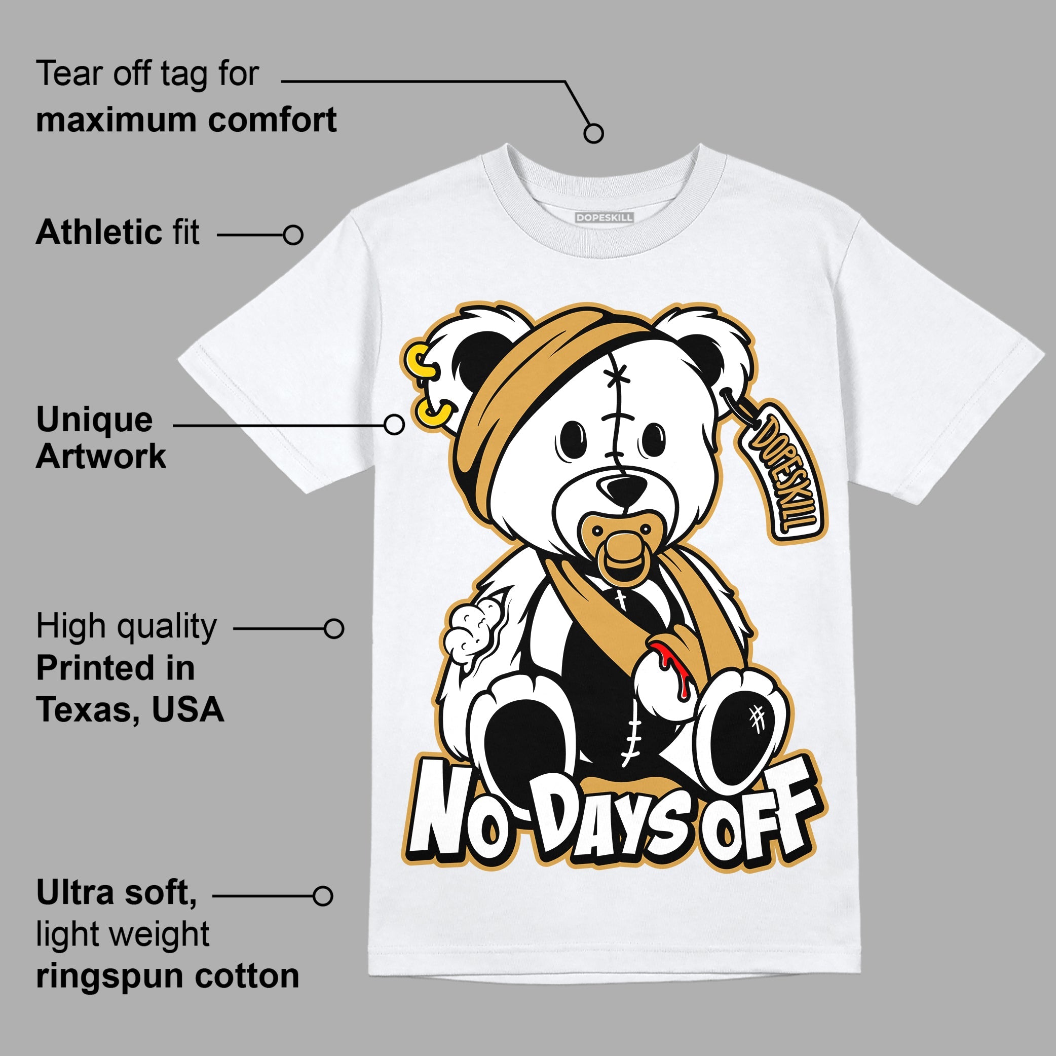 Gratitude 11s superstreetwear T-Shirt Hurt Bear Graphic