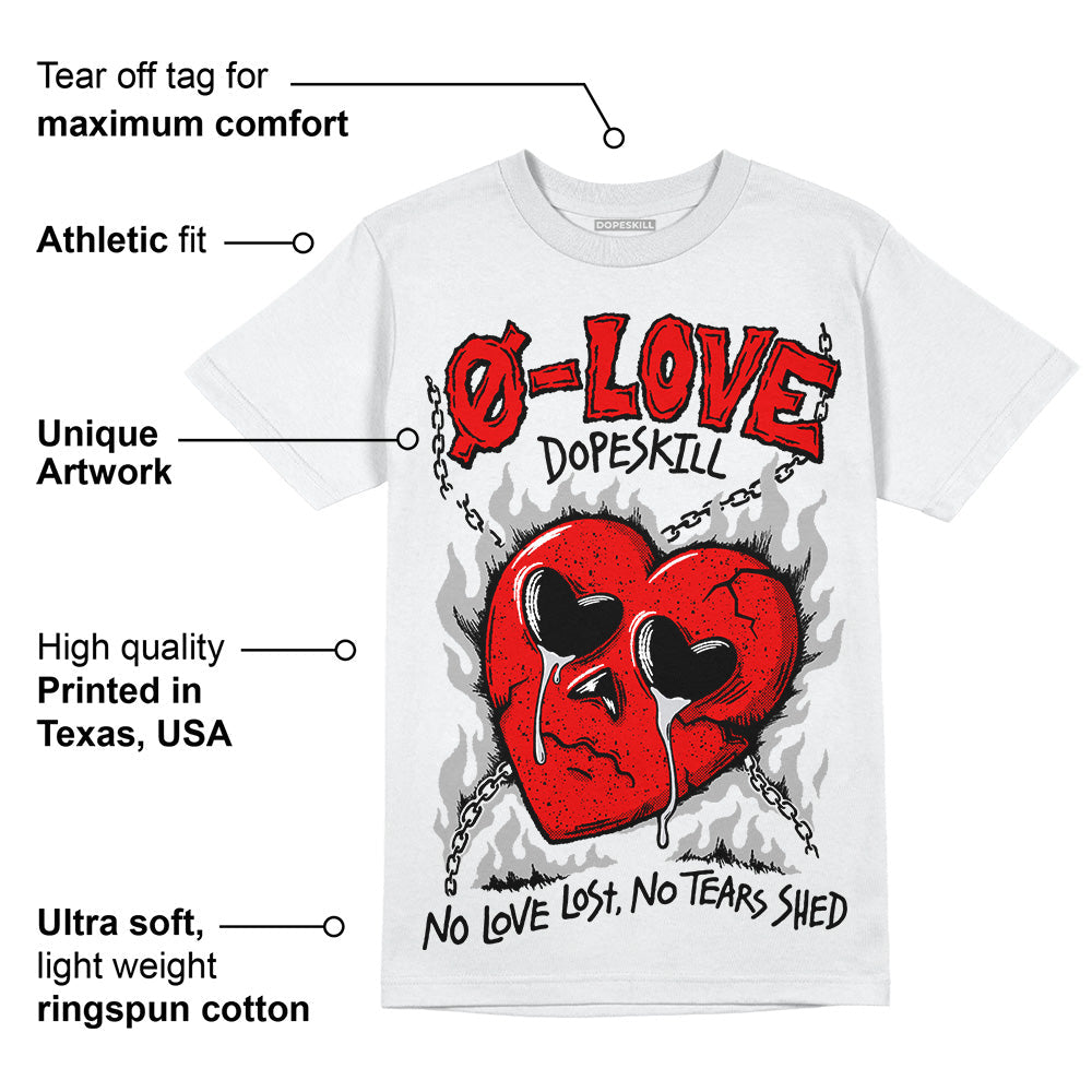 Red Cement 4S superstreetwear T-Shirt Crying Heart Graphic