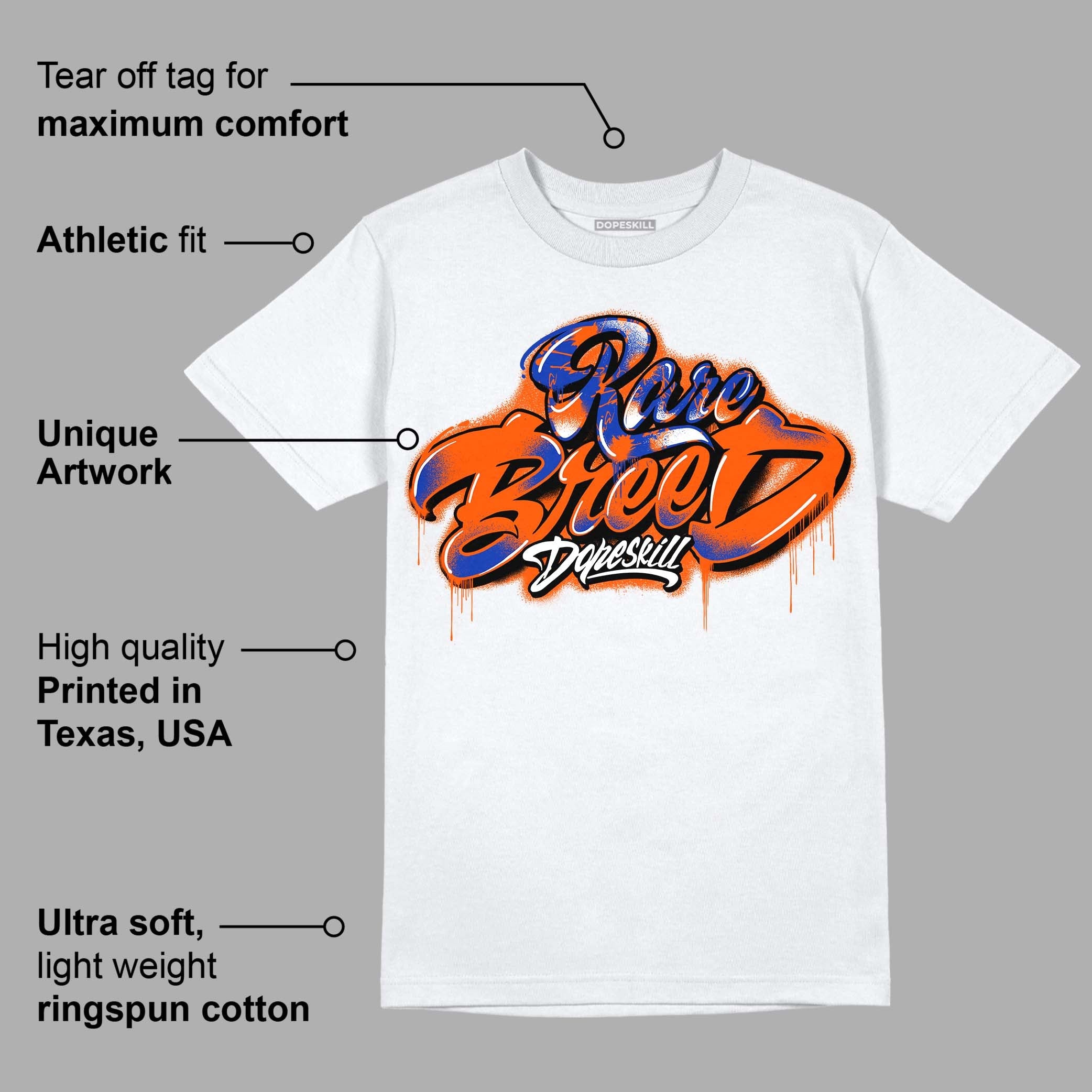 Dunk Low Futura Orange Blaze superstreetwear T-Shirt Rare Breed Type Graphic