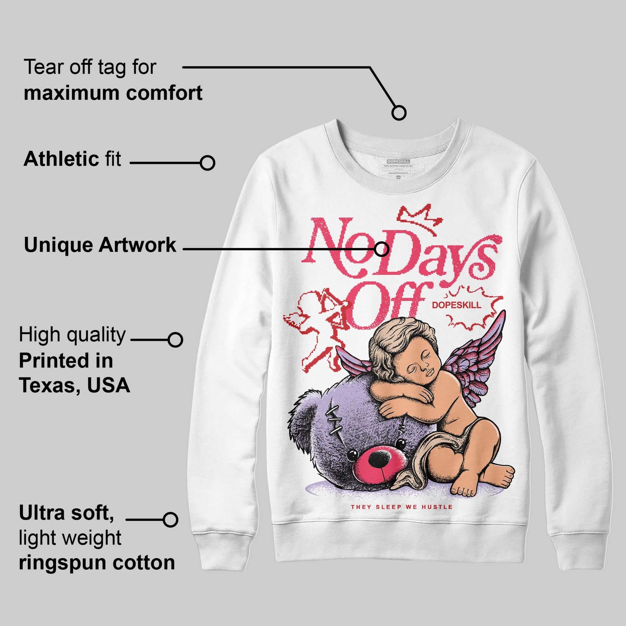 Peanut Butter Jelly 5s superstreetwear Sweatshirt New No Days Off Graphic