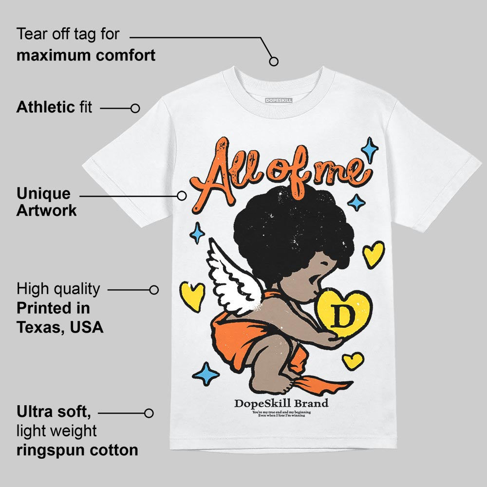 Orange Black White superstreetwear T-Shirt All Of Me Graphic