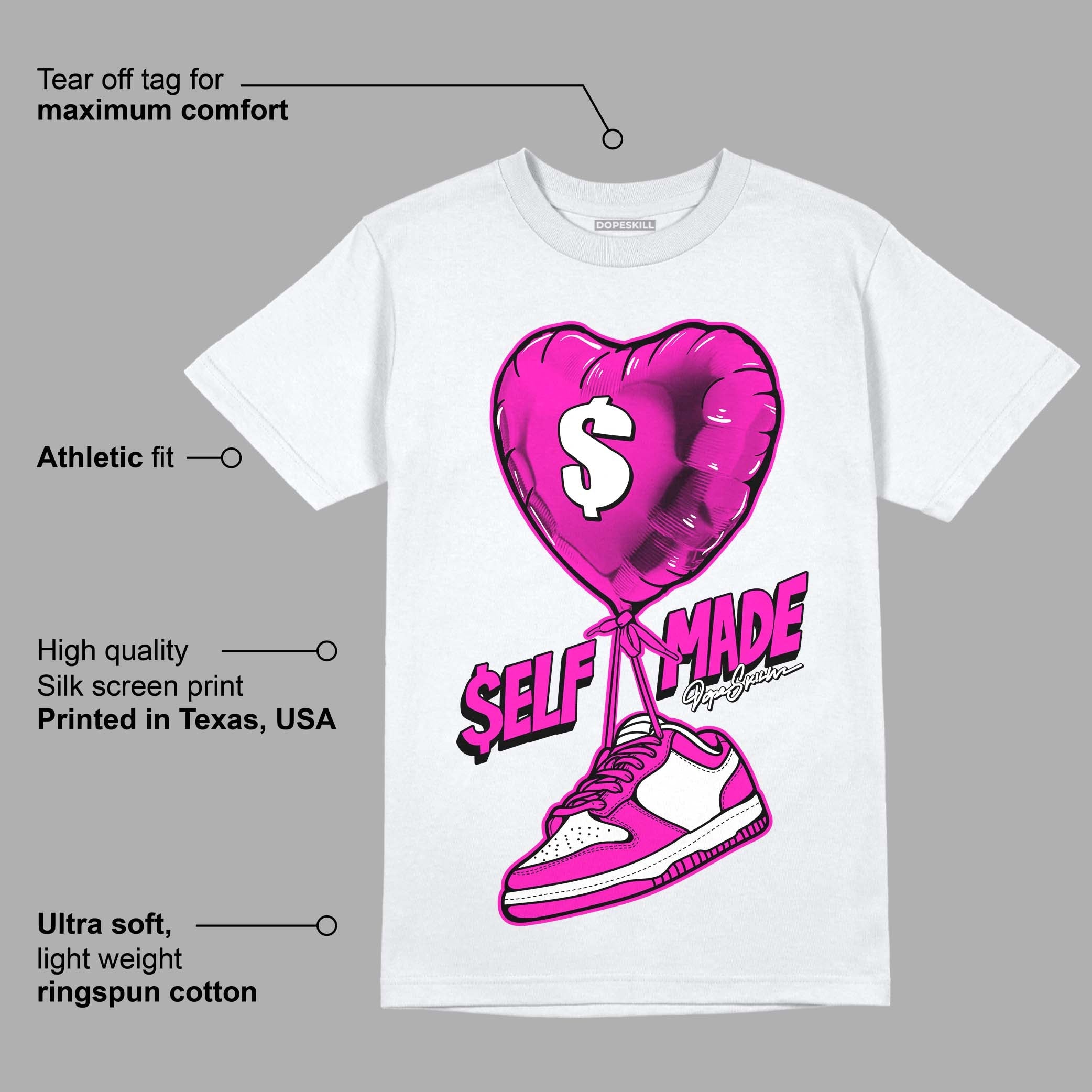 Dunk Low Active Fuchsia superstreetwear T-Shirt Self Made Graphic