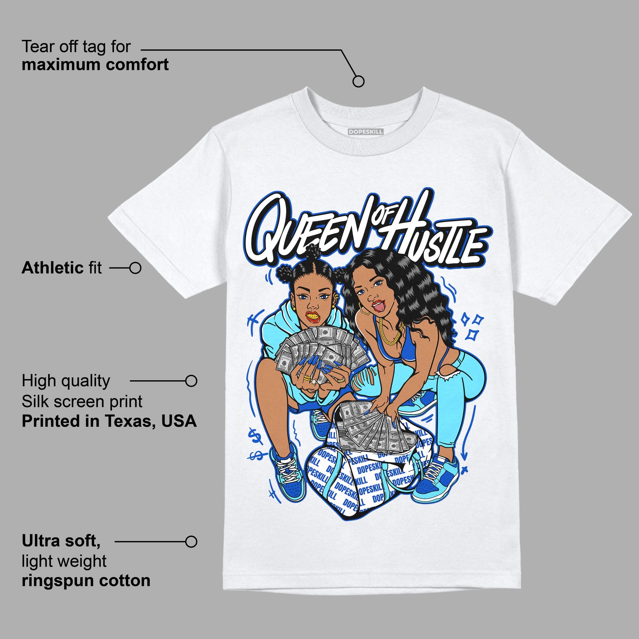 SB Dunk Argon superstreetwear T-Shirt Queen Of Hustle Graphic