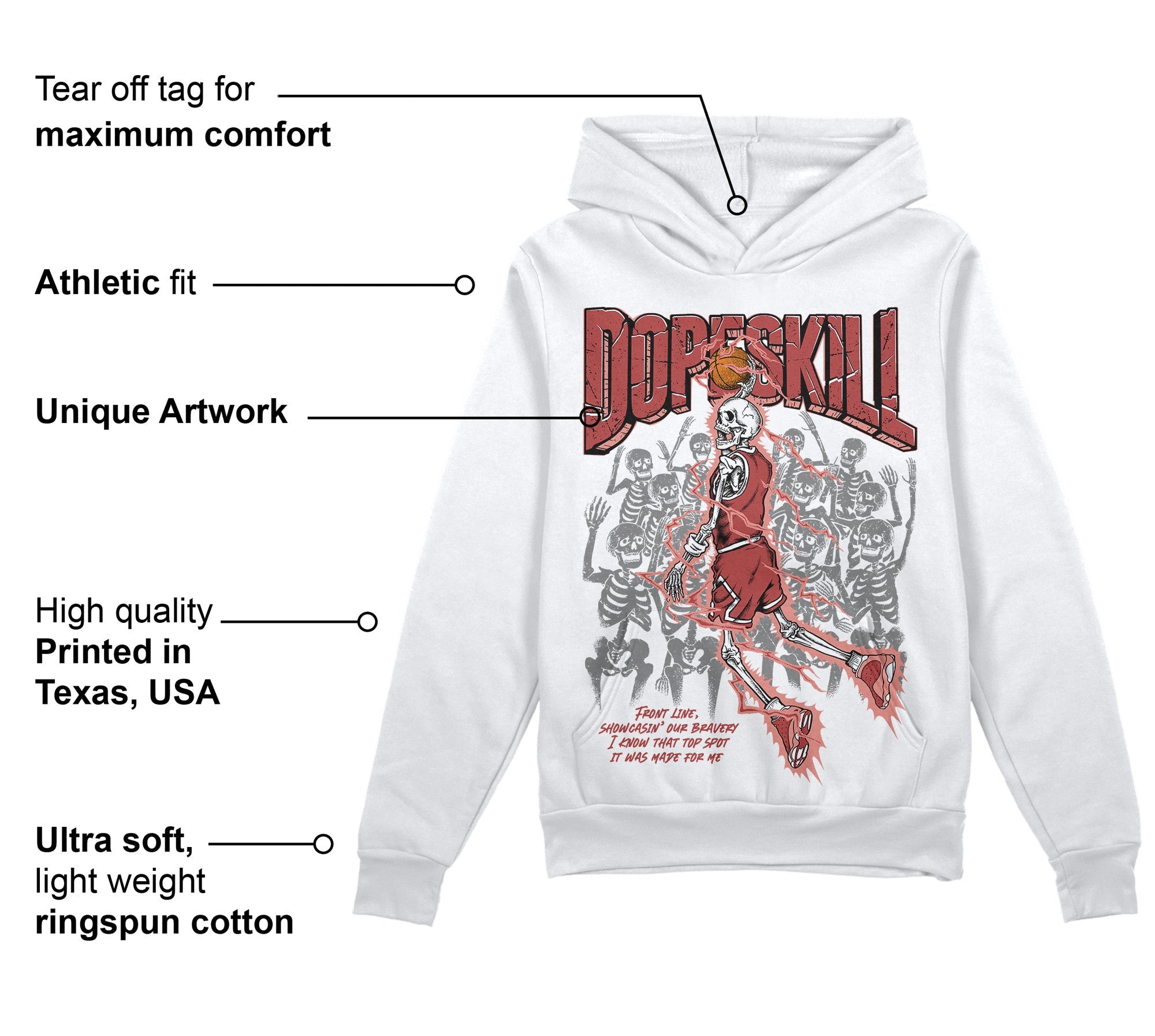Dune Red 13s superstreetwear Hoodie Sweatshirt Thunder Dunk Graphic