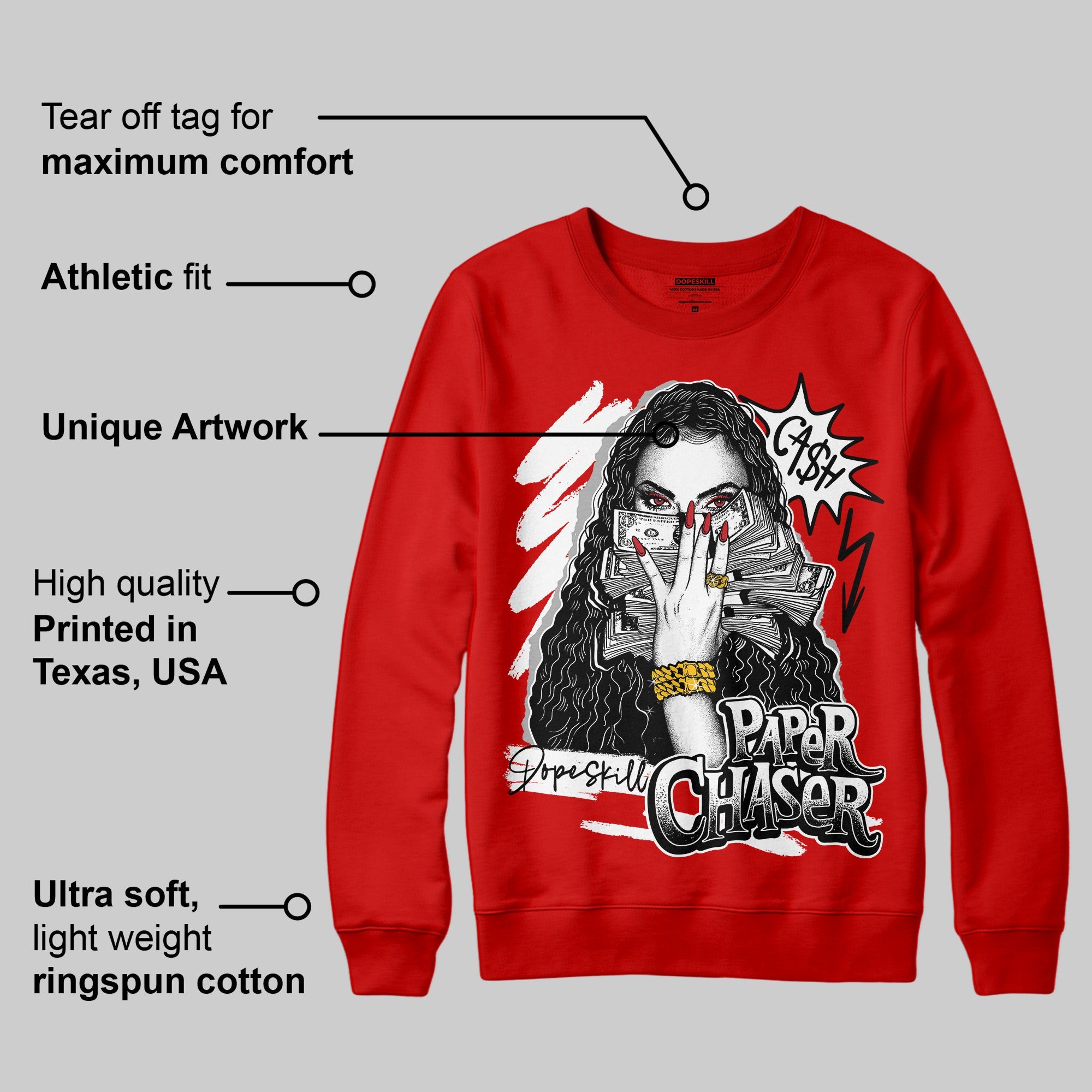 Bred Velvet 11s superstreetwear Red Sweatshirt NPC Graphic