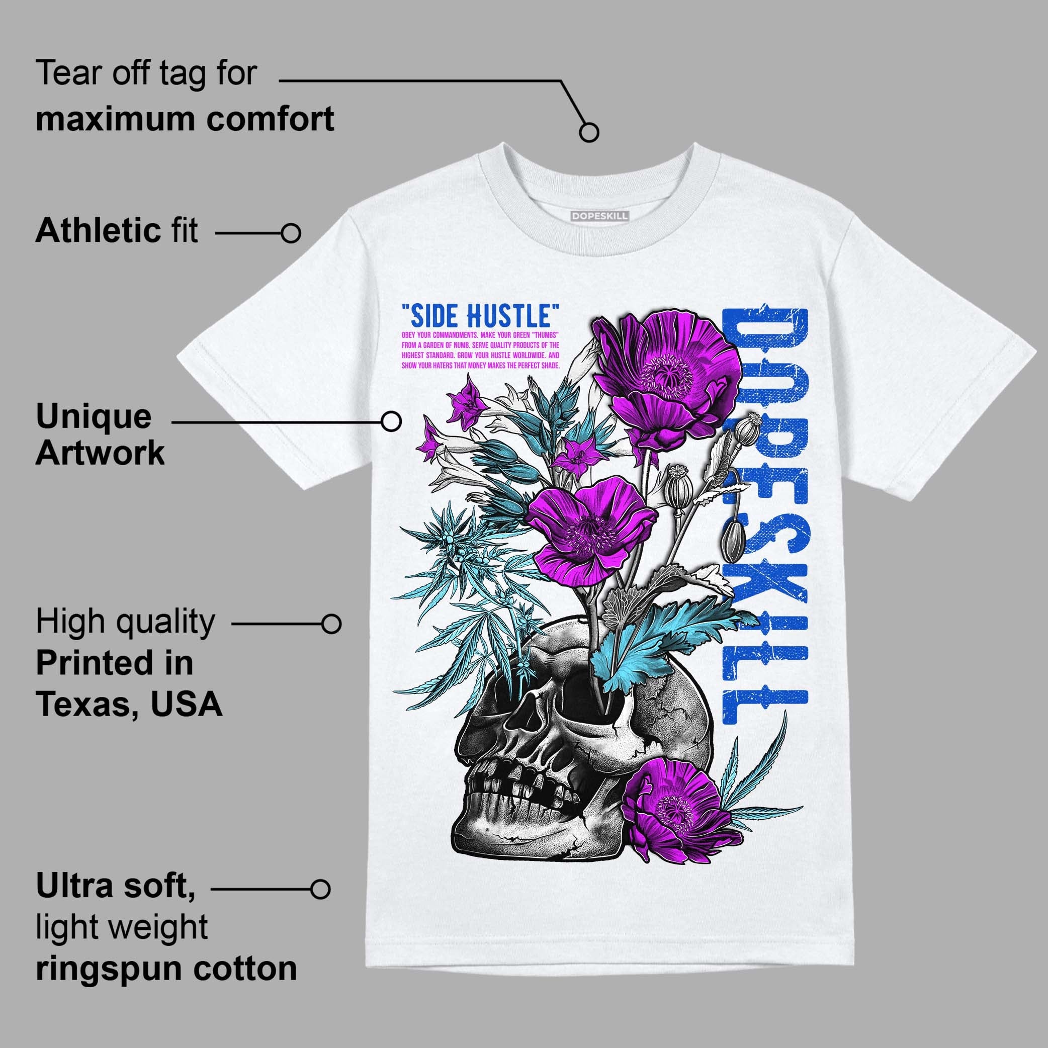 SB Dunk Argon superstreetwear T-Shirt Side Hustle Graphic