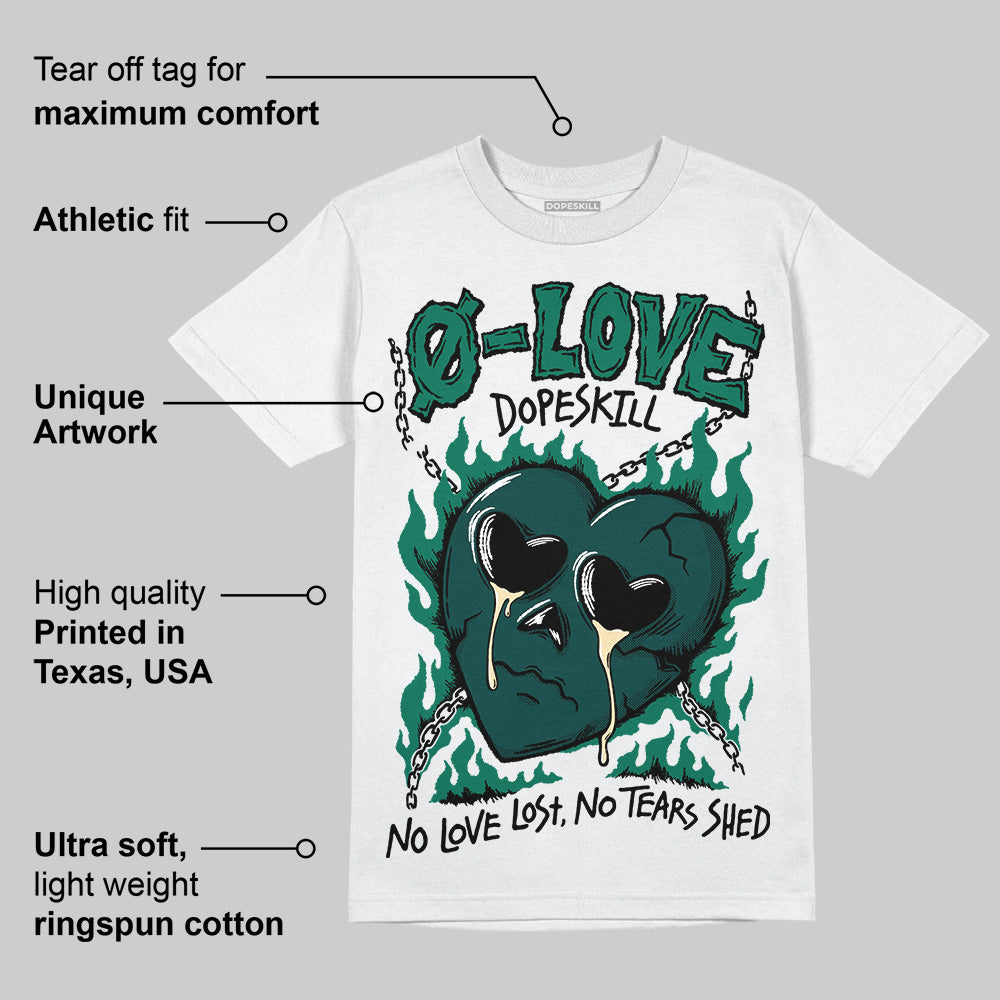 Oxidized Green 4s superstreetwear T-Shirt Crying Heart Graphic