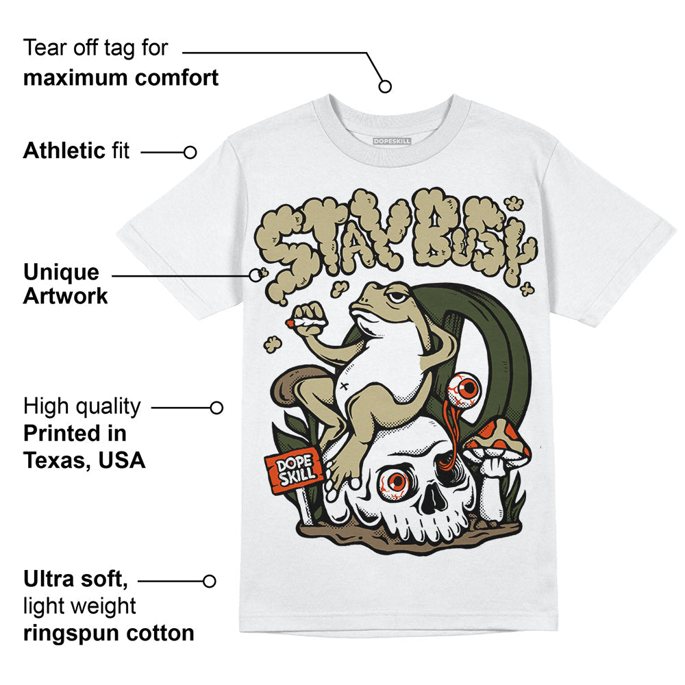 Olive Collection superstreetwear T-Shirt Stay Busy Graphic