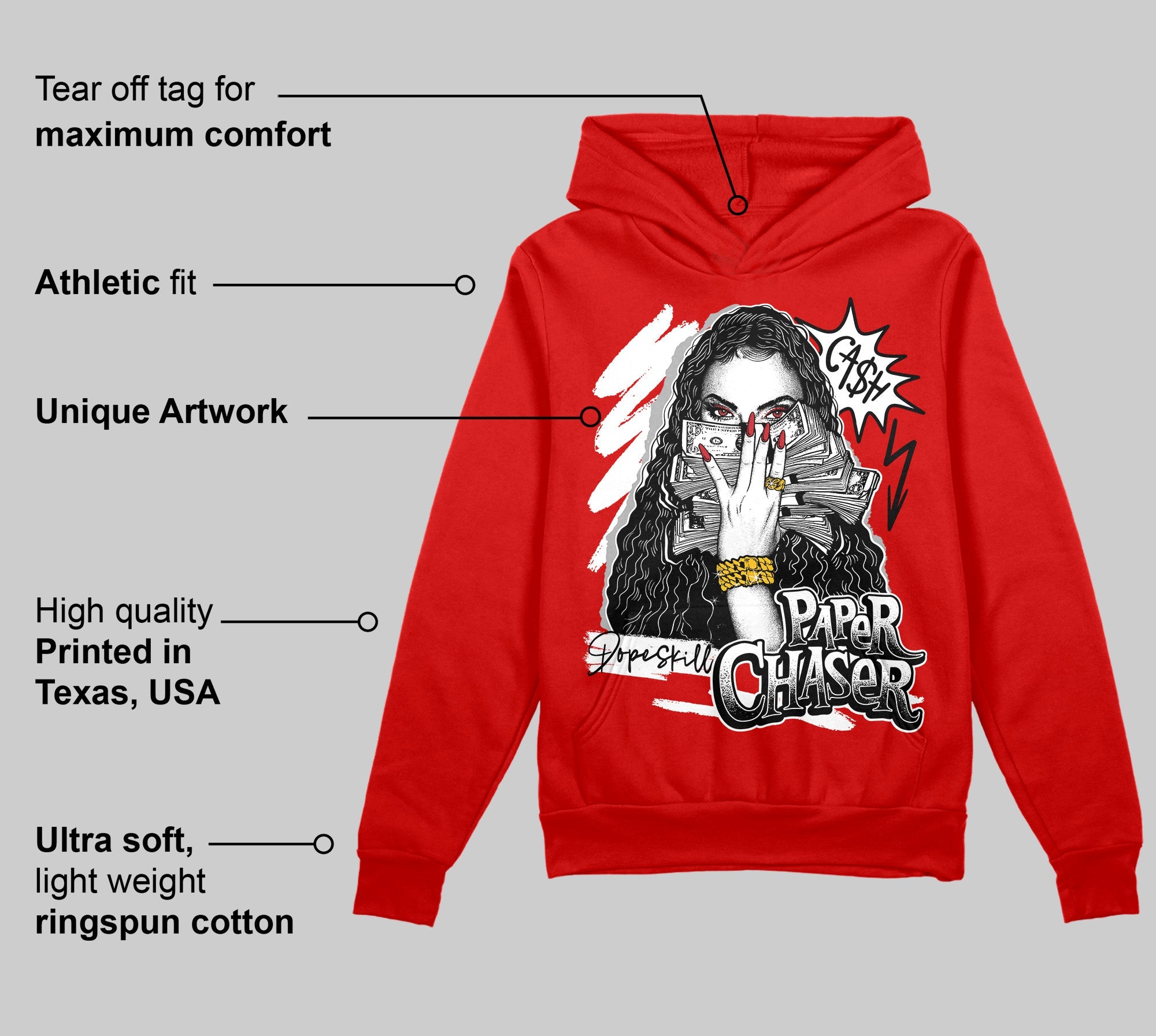 Bred Velvet 11s superstreetwear Red Hoodie Sweatshirt NPC Graphic