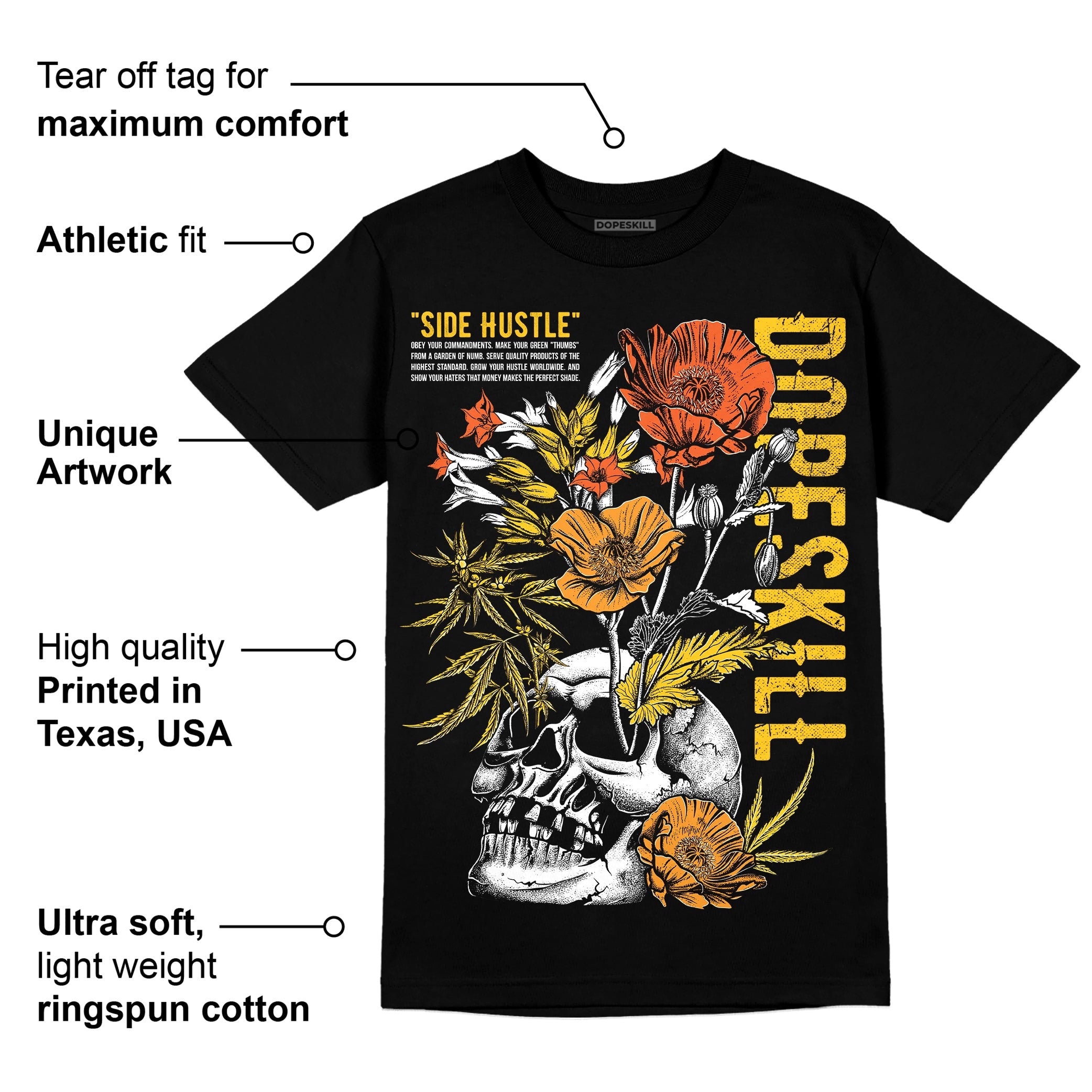 Yellow Collection superstreetwear T-Shirt Side Hustle Graphic