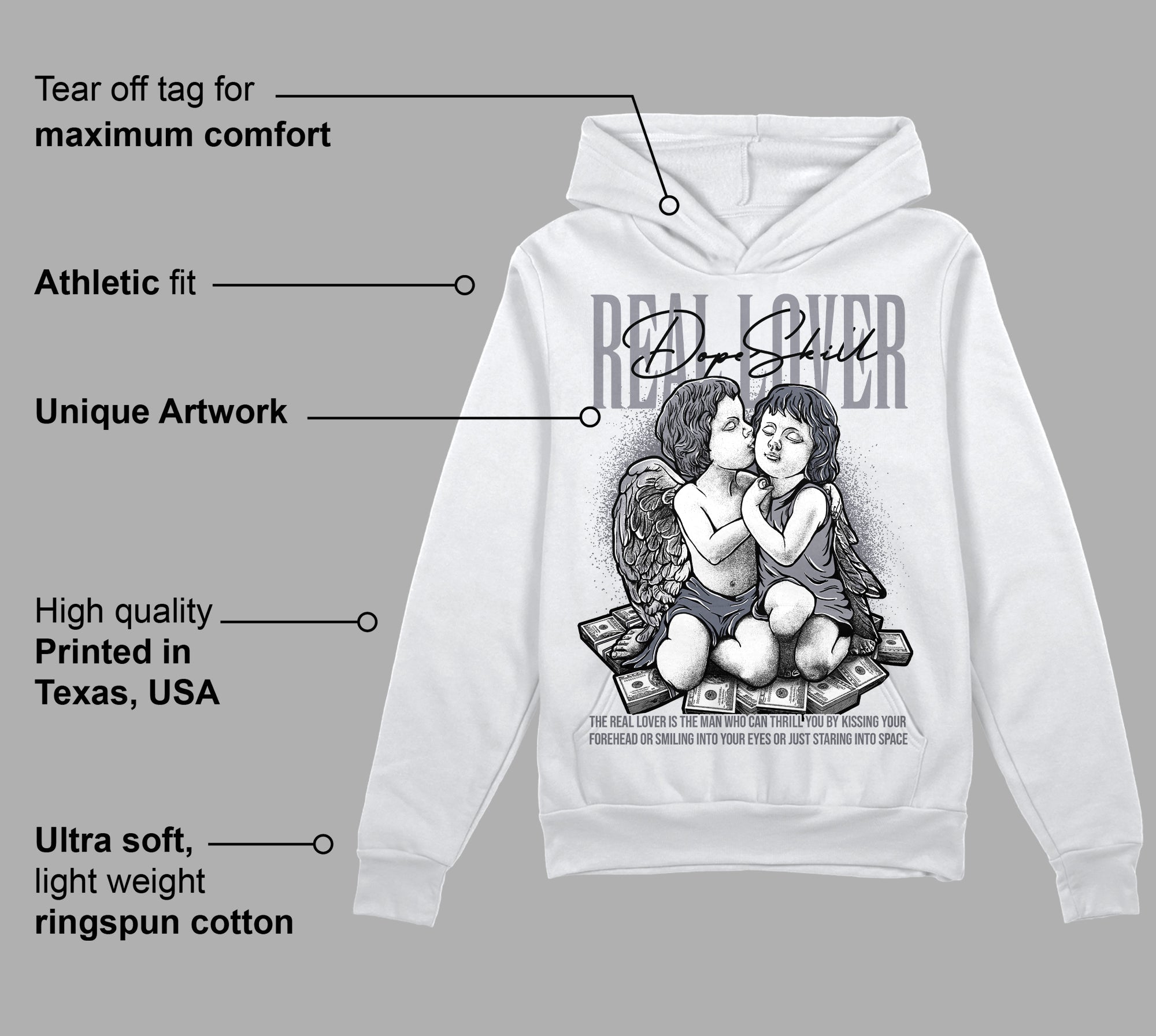 Stealth 14s superstreetwear Hoodie Sweatshirt Real Lover Graphic