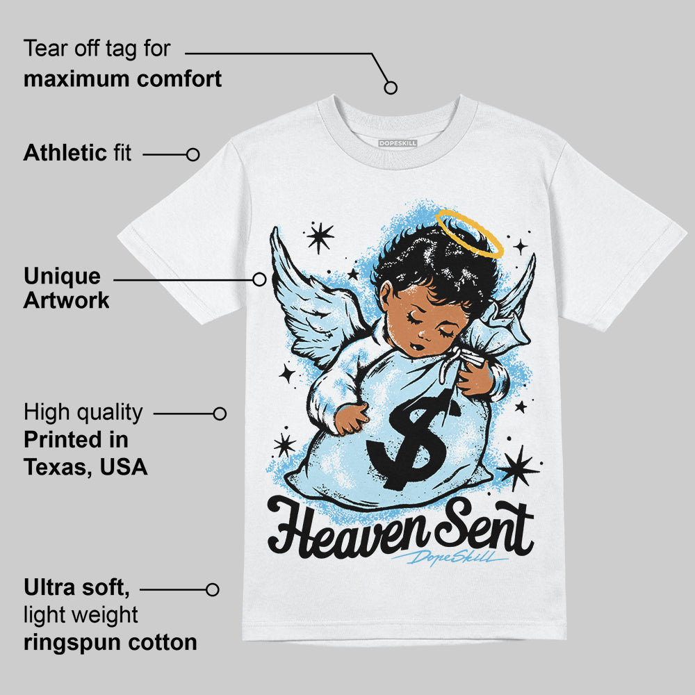 Legend Blue 11s superstreetwear T-Shirt Heaven Sent Graphic