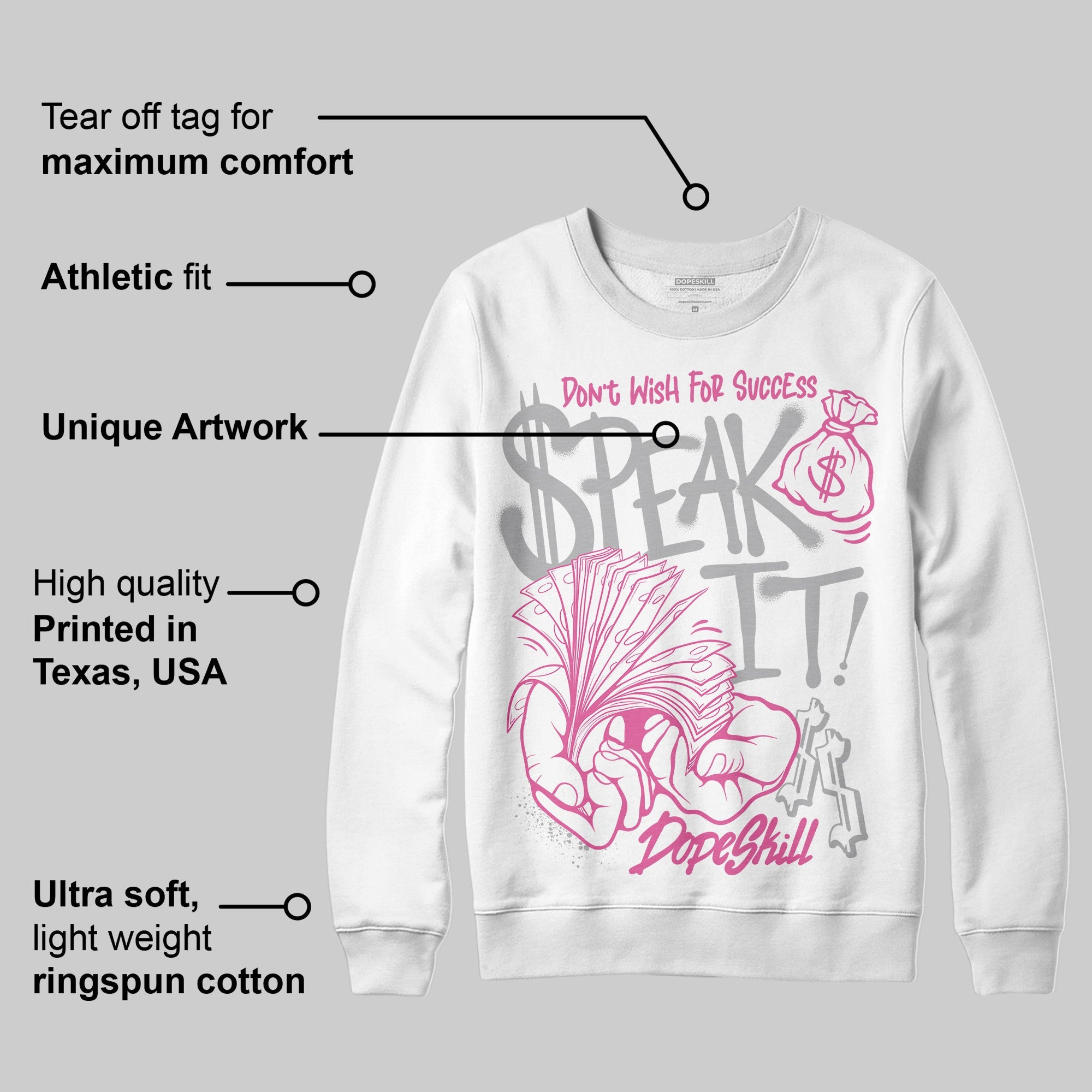 Kayano 14 Cream Sweet Pink superstreetwear Sweatshirt Speak It Graphic