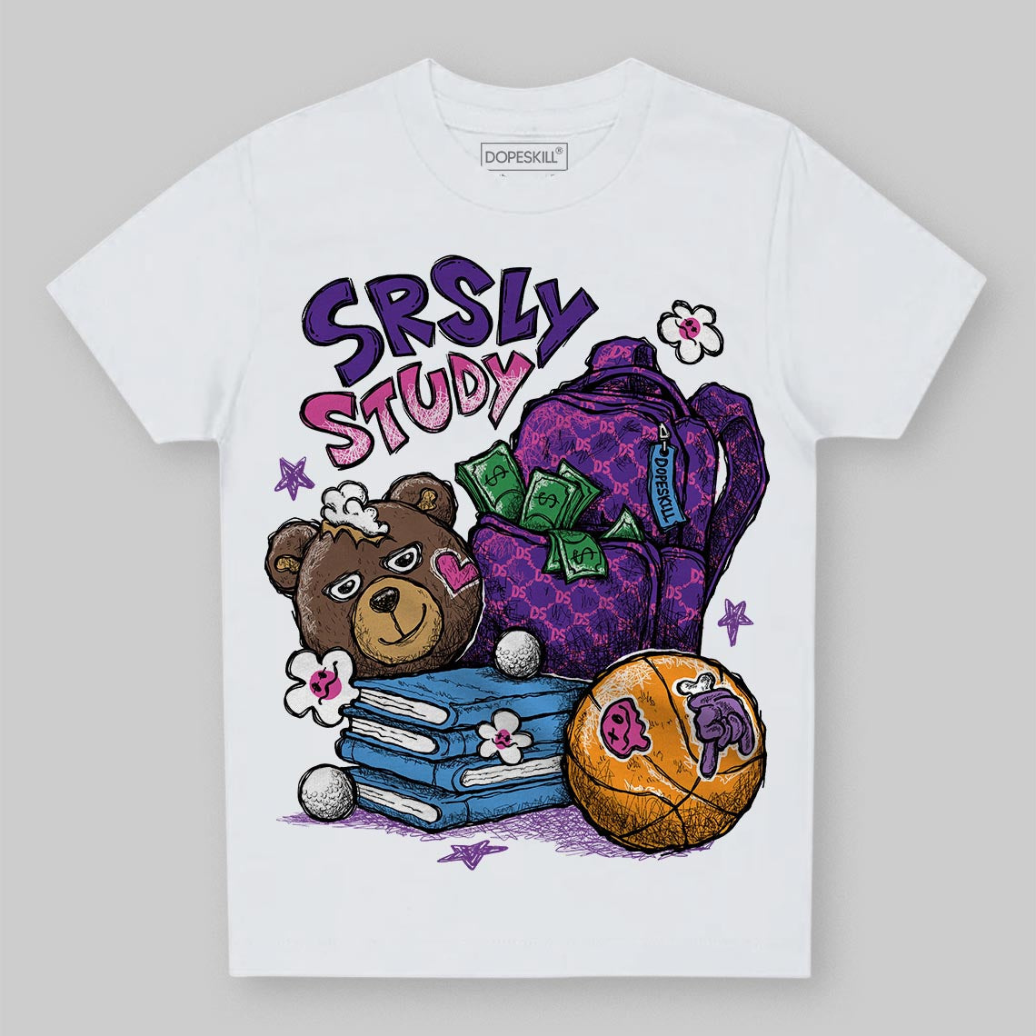 PURPLE Collection superstreetwear Toddler Kids T-shirt SRSLY Study Graphic