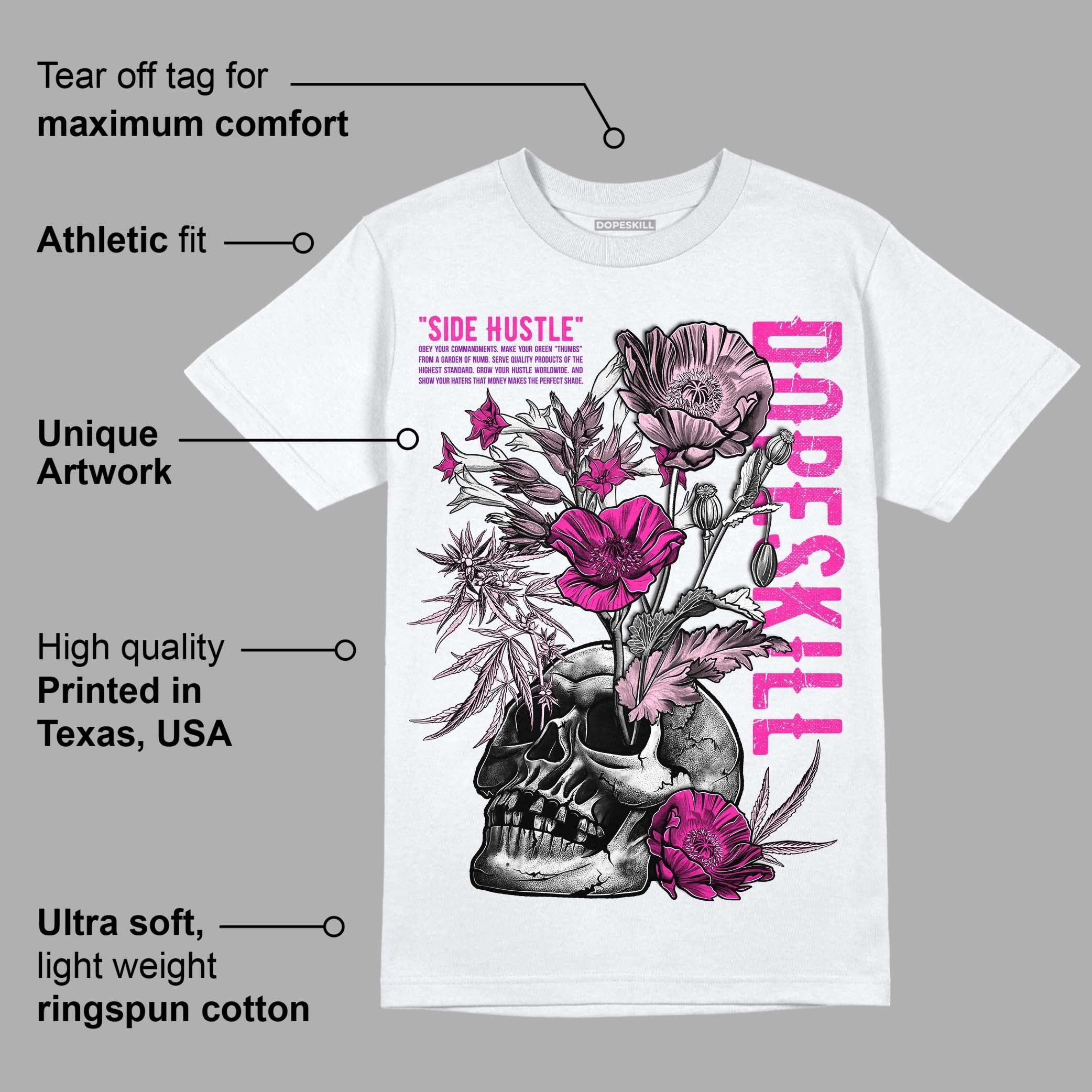 Triple Pink Dunk Low superstreetwear T-Shirt Side Hustle Graphic