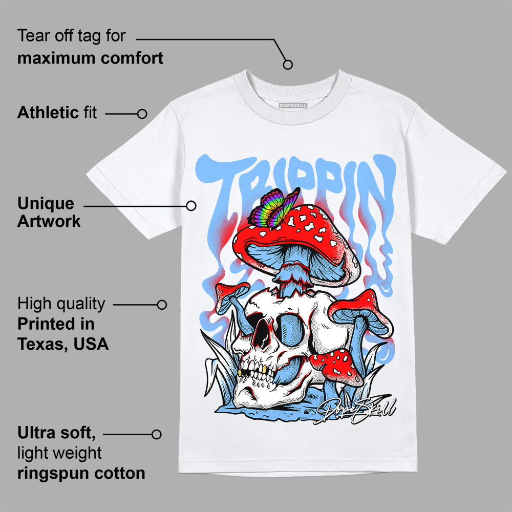 Powder Blue 9s superstreetwear T-Shirt Trippin Graphic