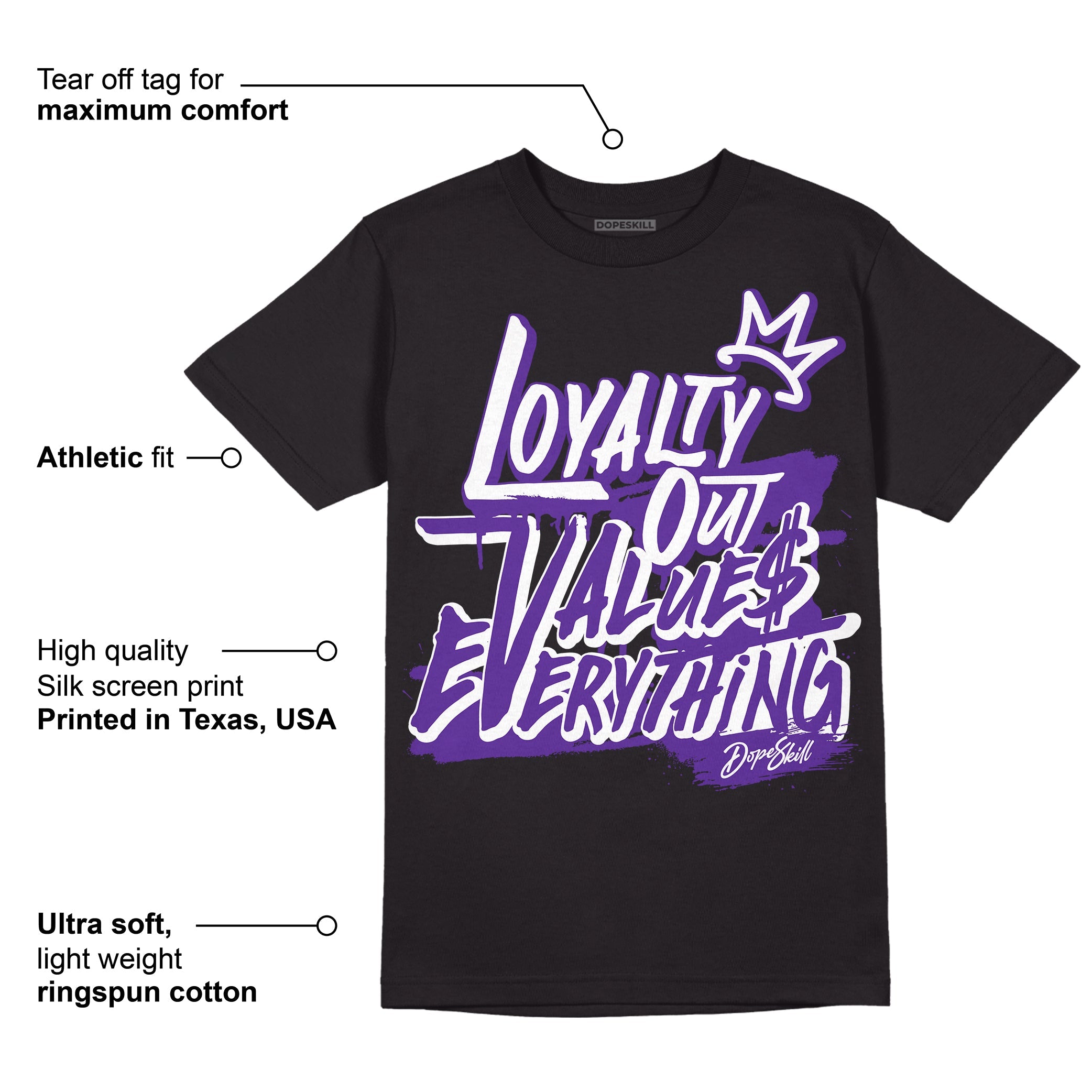 PURPLE Collection superstreetwear T-Shirt LOVE Graphic
