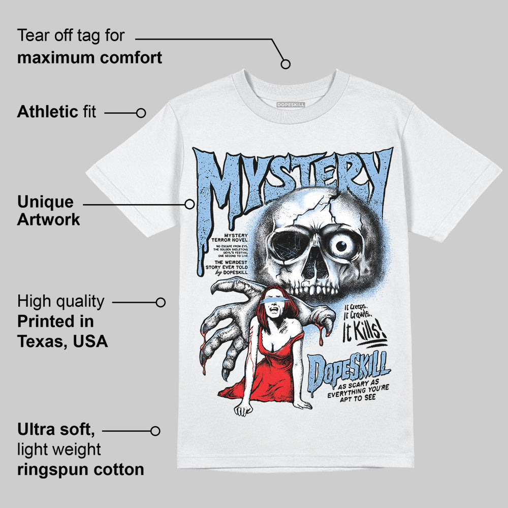 Women's Runner Sneaker Light Blue superstreetwear T-Shirt Mystery Ghostly Grasp Graphic