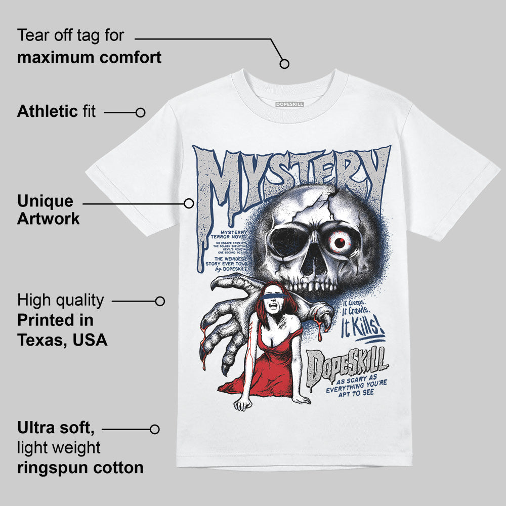 Summit White Navy 4s superstreetwear T-Shirt Mystery Ghostly Grasp Graphic
