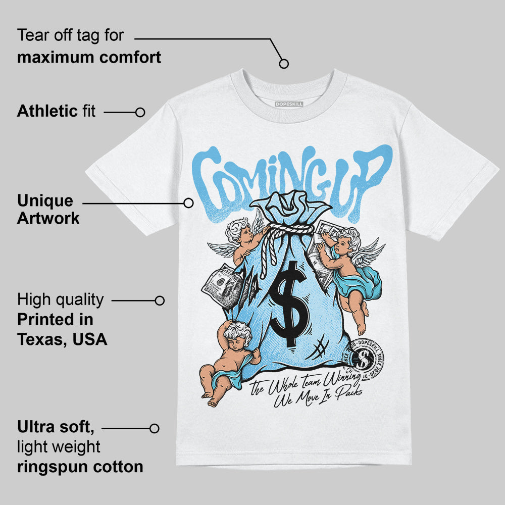 Legend Blue 11s superstreetwear T-Shirt Money Bag Coming Up Graphic
