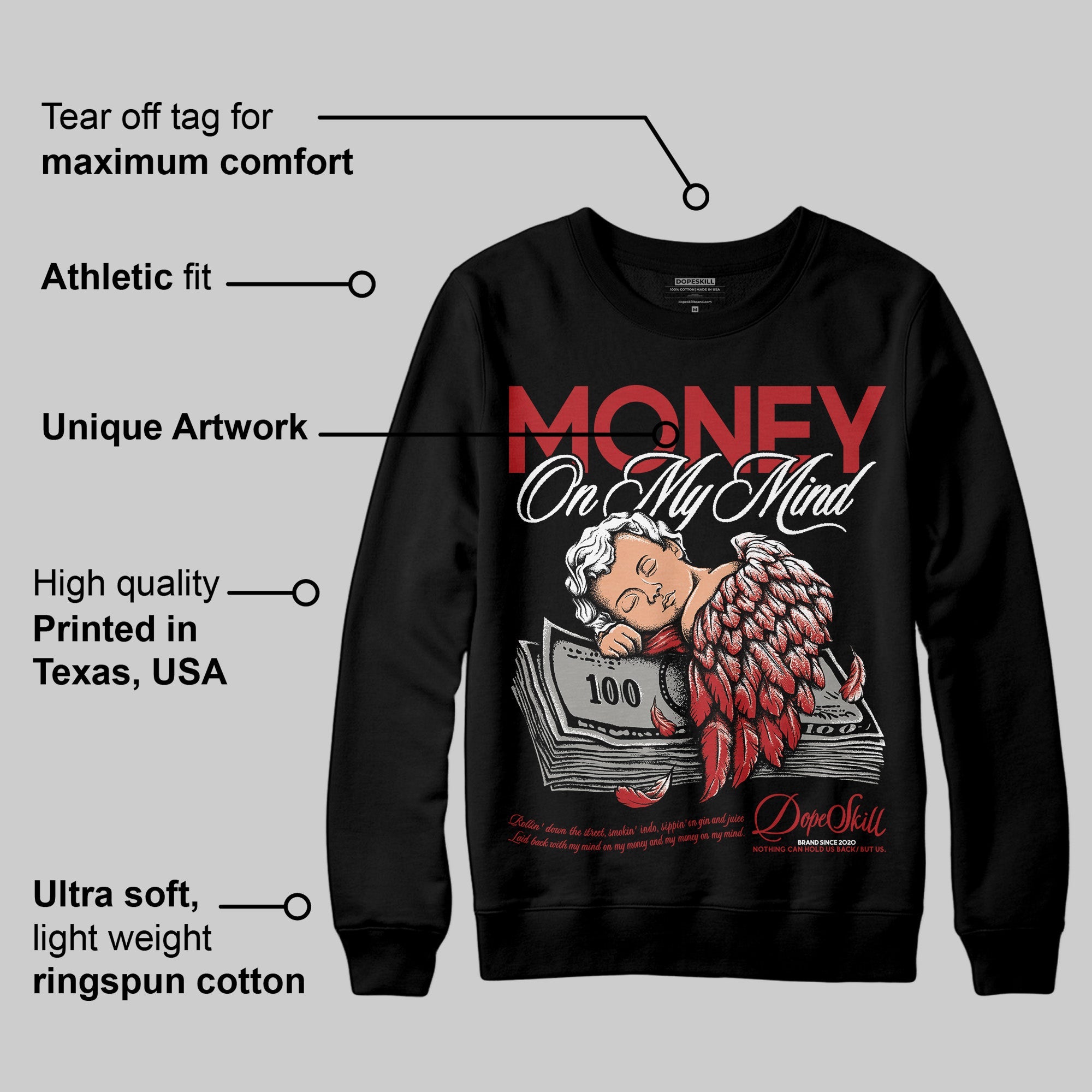 Flu Game 12s superstreetwear Sweatshirt MOMM Graphic