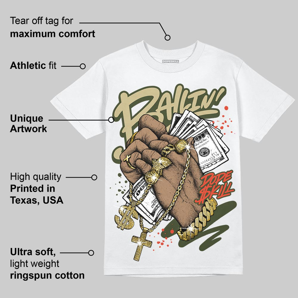 Olive Collection superstreetwear T-Shirt Always Ballin' Graphic