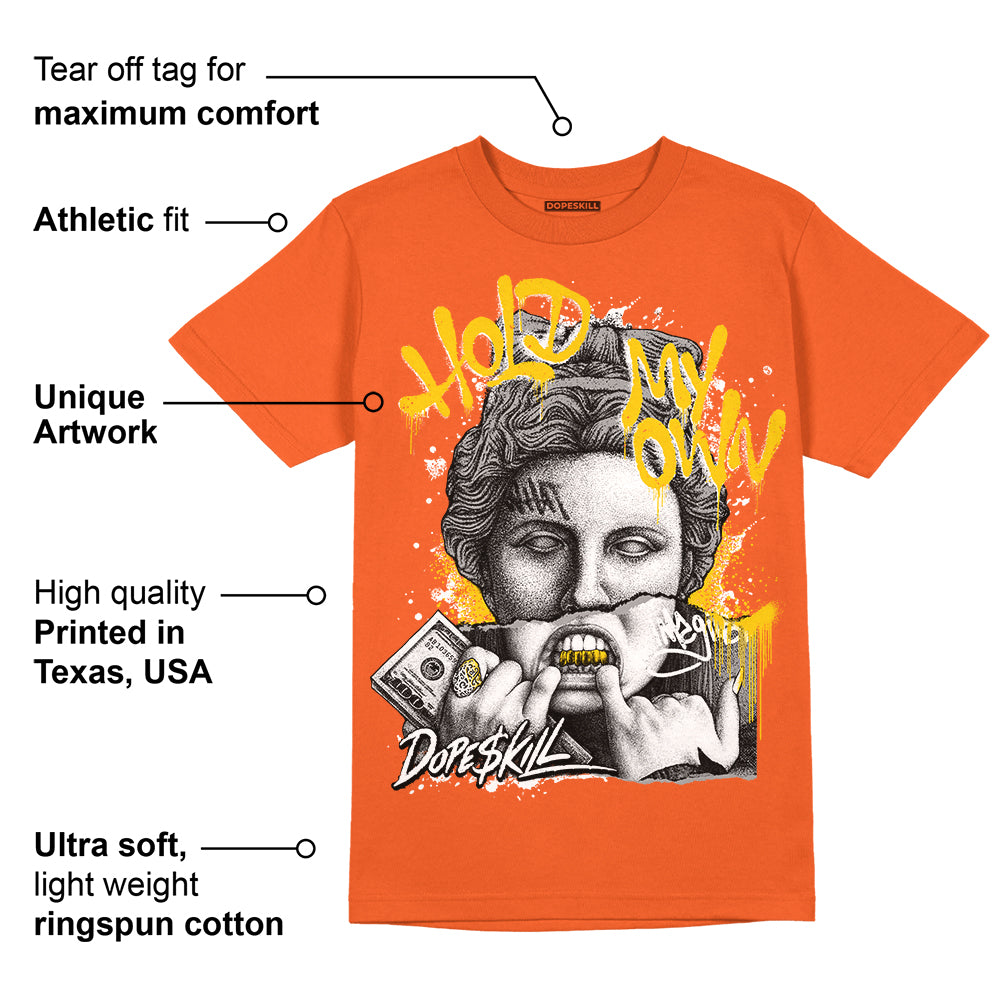 Georgia Peach 3s superstreetwear Orange T-shirt Hold My Own Graphic