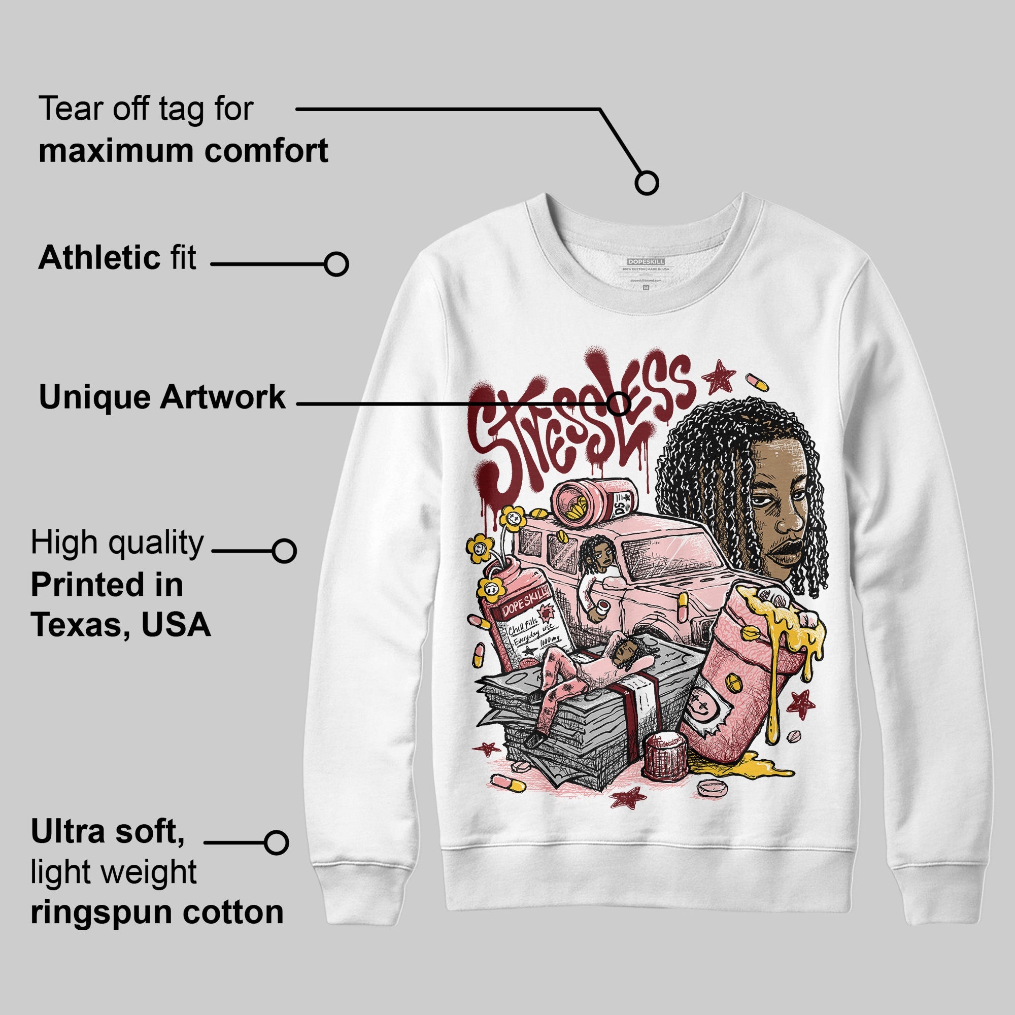 VALENTINE'S Day 3s superstreetwear Sweatshirt Stressless Graphic